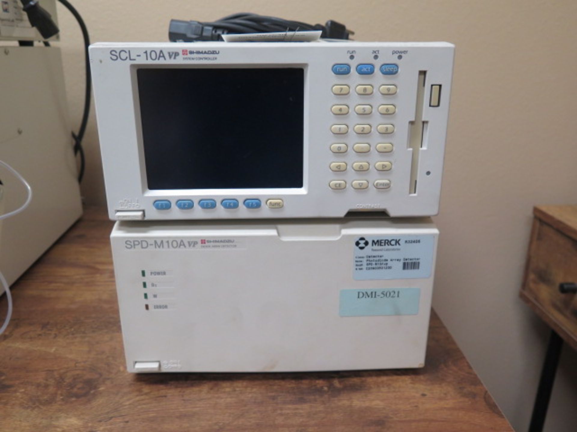 Shimadzu SCL-10A VP Liquid Chromatography Controller w/ Shimadzu SPD-M10A VP, SOLD AS IS