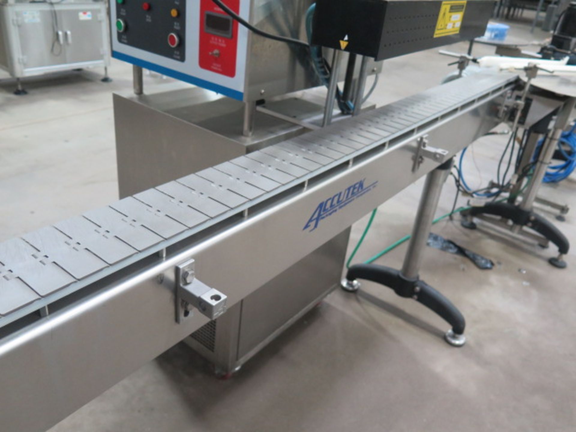 Line 8 : Filling and Capping Line w/ Turn-Table Unit, Accutek Multi-Station Auto Filling, SOLD AS IS - Image 24 of 49