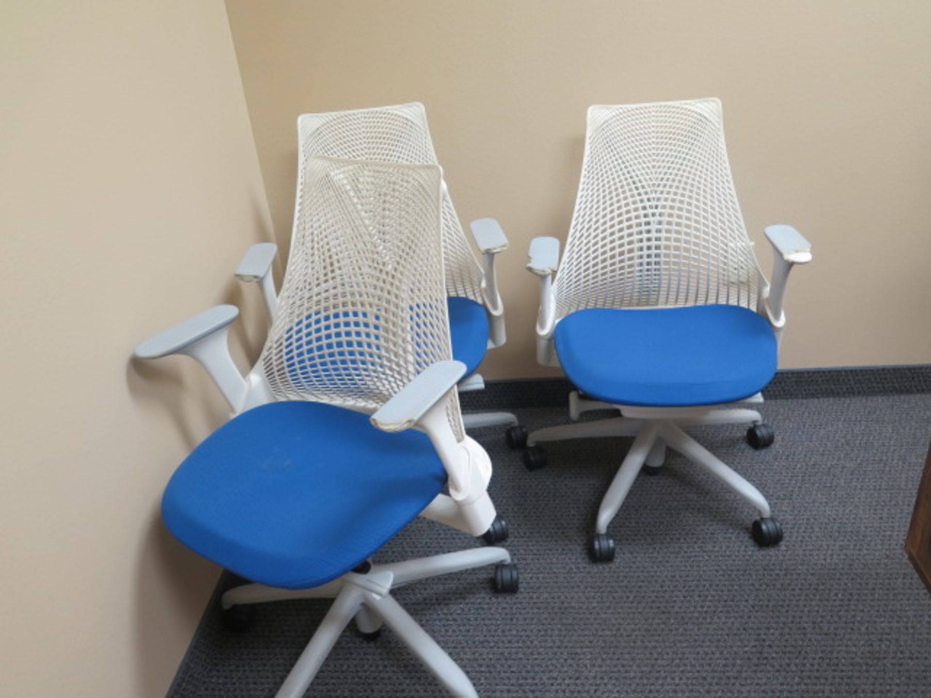 Herman Miller Office Chairs (12-Blue) (SOLD AS-IS - NO WARRANTY) - Image 5 of 5