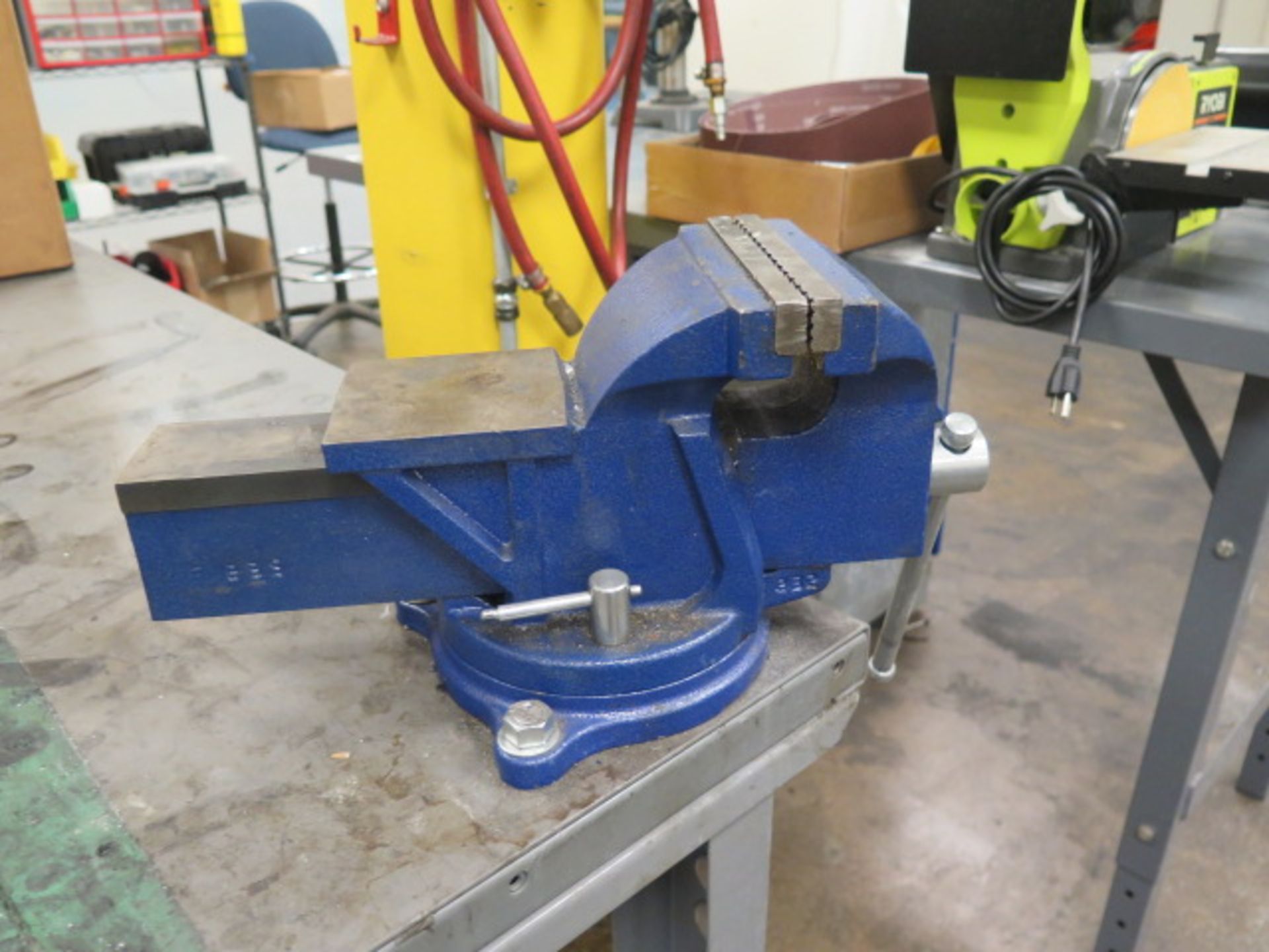 Uline Steel Work bench w/ Bench Vise and Arbor Press (SOLD AS-IS - NO WARRANTY) - Image 2 of 6