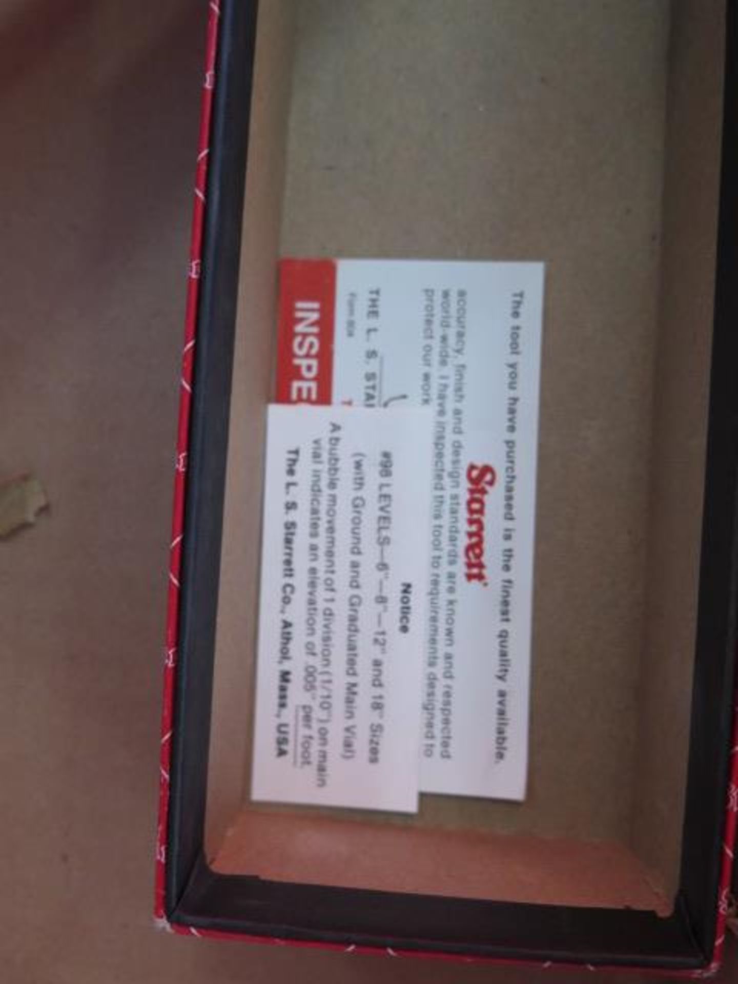 Starrett Master Levels (2) (SOLD AS-IS - NO WARRANTY) - Image 6 of 6