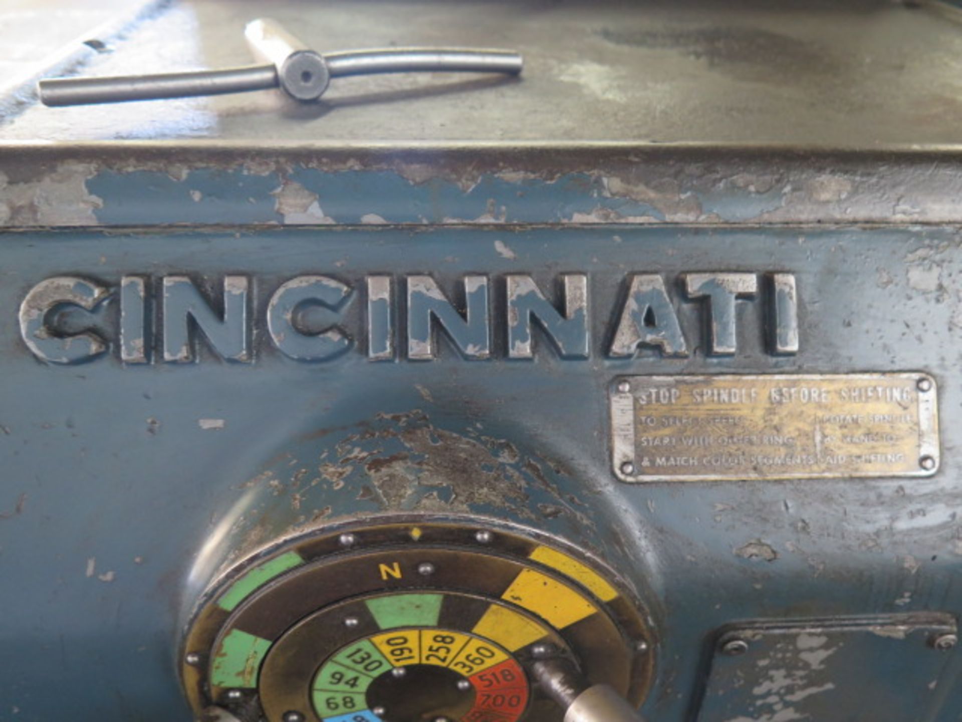 Cincinnati “15 Tray-Top” 15” x 60” Geared Head Lathe s/n 1W3H6C-109, Inch Threading, SOLD AS IS - Image 10 of 10