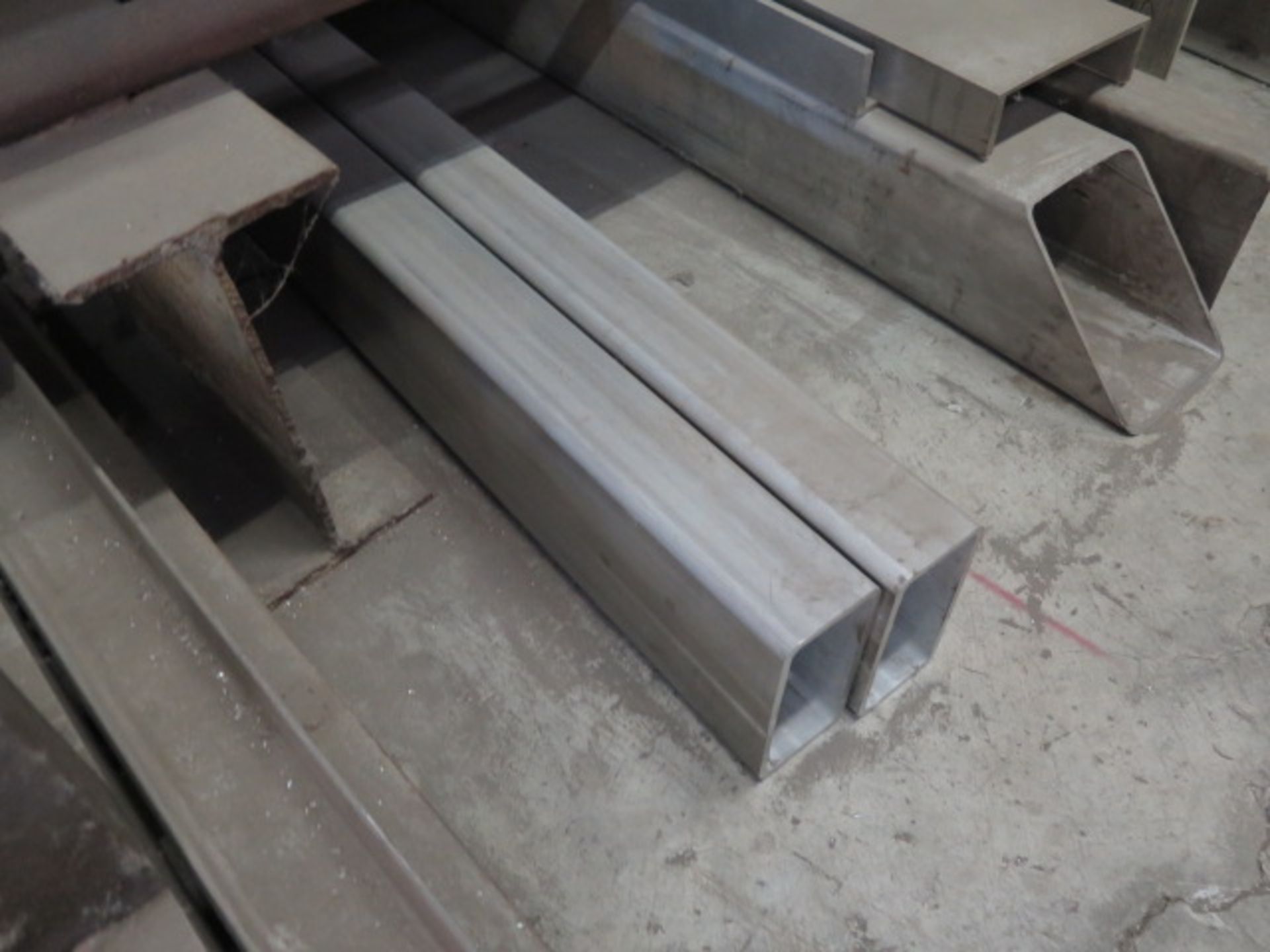 Stainless, Aluminum, Copper and Steel Tube, Channel and Angle Stock w/ Racks (SOLD AS-IS - NO - Image 11 of 21