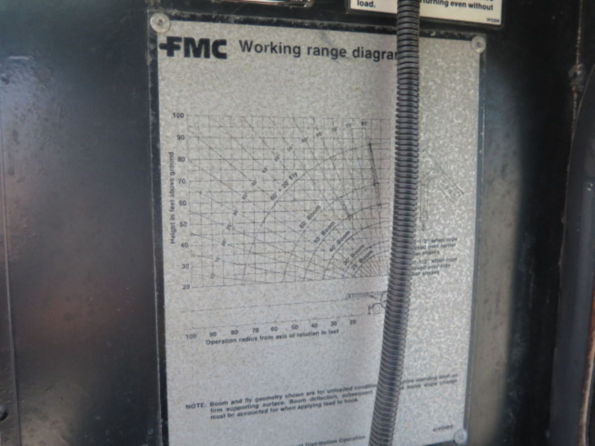 1989 FMC Link Belt mdl. HSP-8020 40,000 Lb Crane s/n LS1276 w/Diesel Engine, 25-60’ Boom, SOLD AS IS - Image 26 of 32