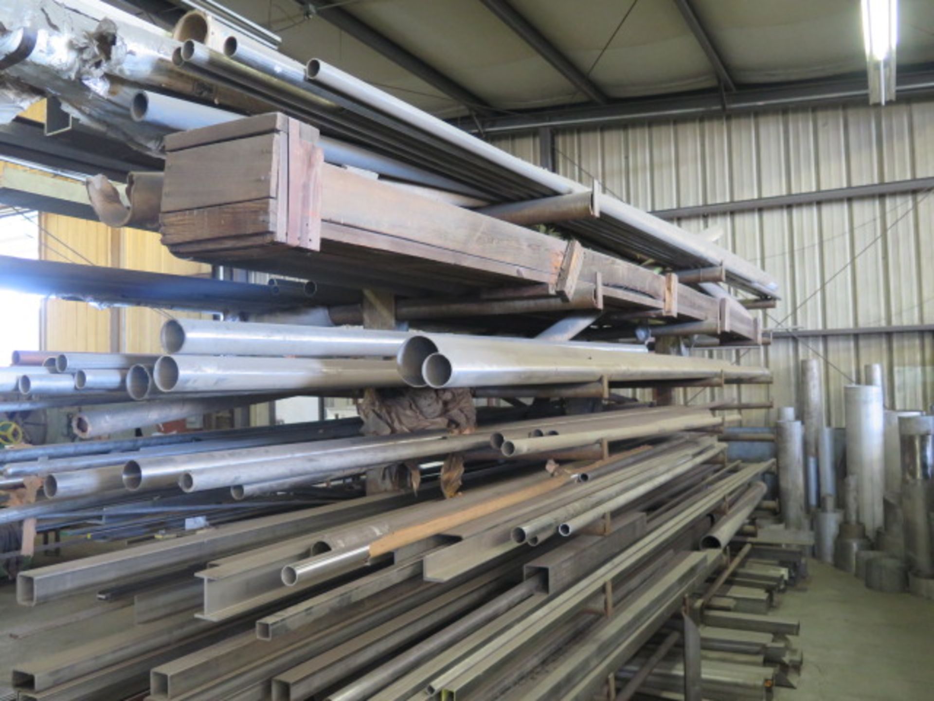 Stainless, Aluminum, Copper and Steel Tube, Channel and Angle Stock w/ Racks (SOLD AS-IS - NO - Image 5 of 21