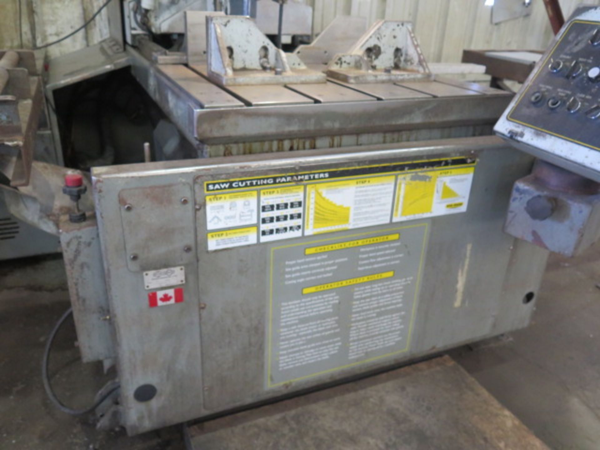 Hyd-Mech V-18 18” Vertical Miter Band Saw s/n J0701940 w/ Hyd-Mech Controls, Hydraulic, SOLD AS IS - Image 11 of 18