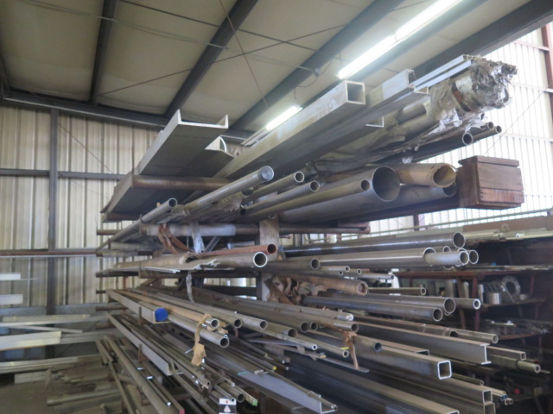 Stainless, Aluminum, Copper and Steel Tube, Channel and Angle Stock w/ Racks (SOLD AS-IS - NO - Image 2 of 21