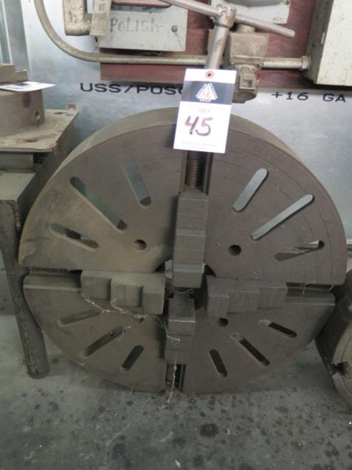 24" 4-Jaw Chuck (SOLD AS-IS - NO WARRANTY)