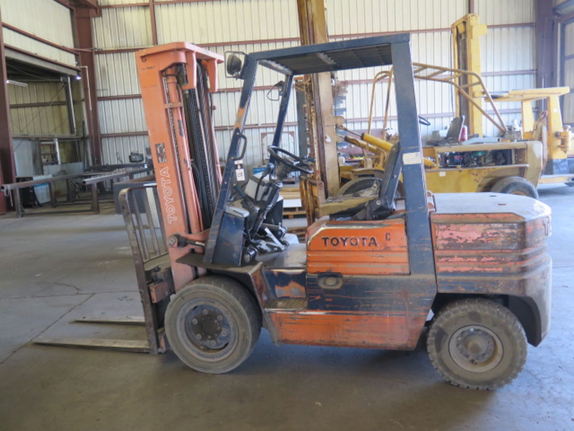 Toyota 02-5FG30 5800 Lb Cap Gas Powered Forklift s/n 70247 w/ 3-Stage,185” Lift height, SOLD AS IS