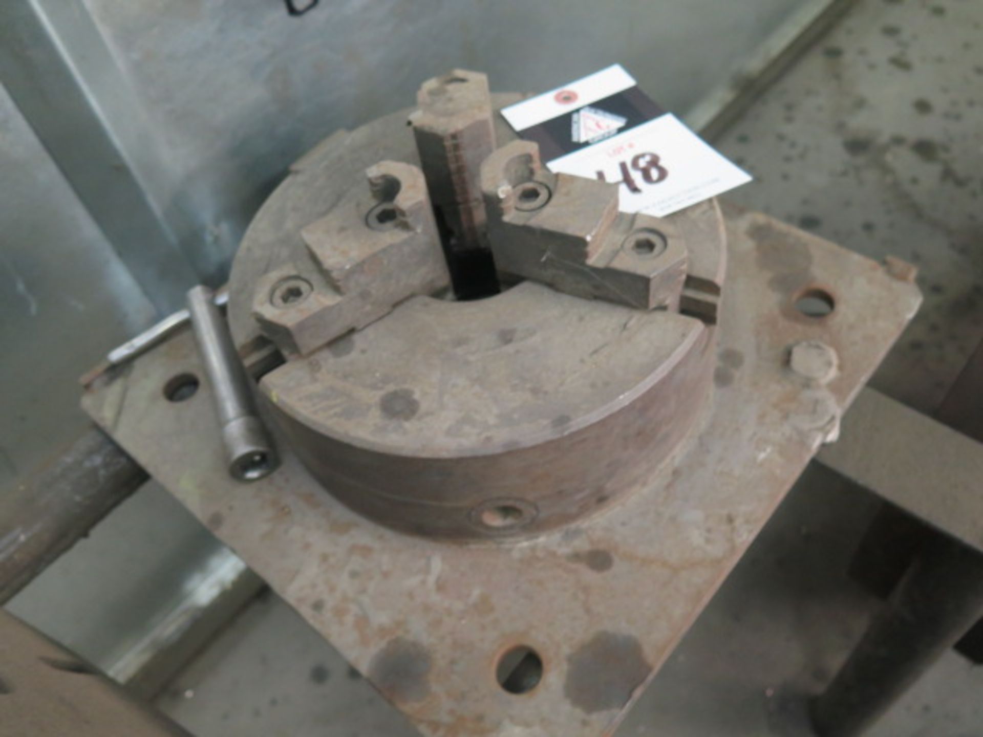 10" 3-Jaw Chuck w/ Mill Mounting Plate (SOLD AS-IS - NO WARRANTY) - Image 2 of 3