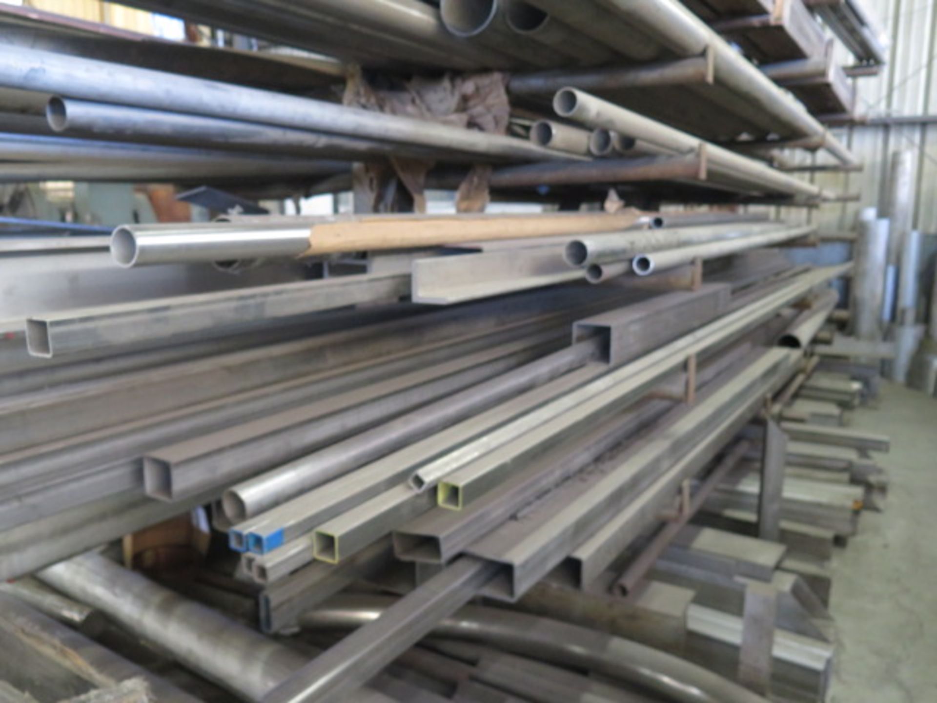 Stainless, Aluminum, Copper and Steel Tube, Channel and Angle Stock w/ Racks (SOLD AS-IS - NO - Image 8 of 21