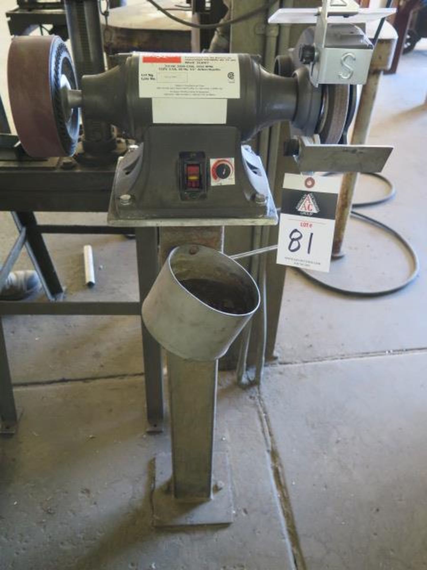 Dayton 6” Pedestal Grinder (SOLD AS-IS - NO WARRANTY)