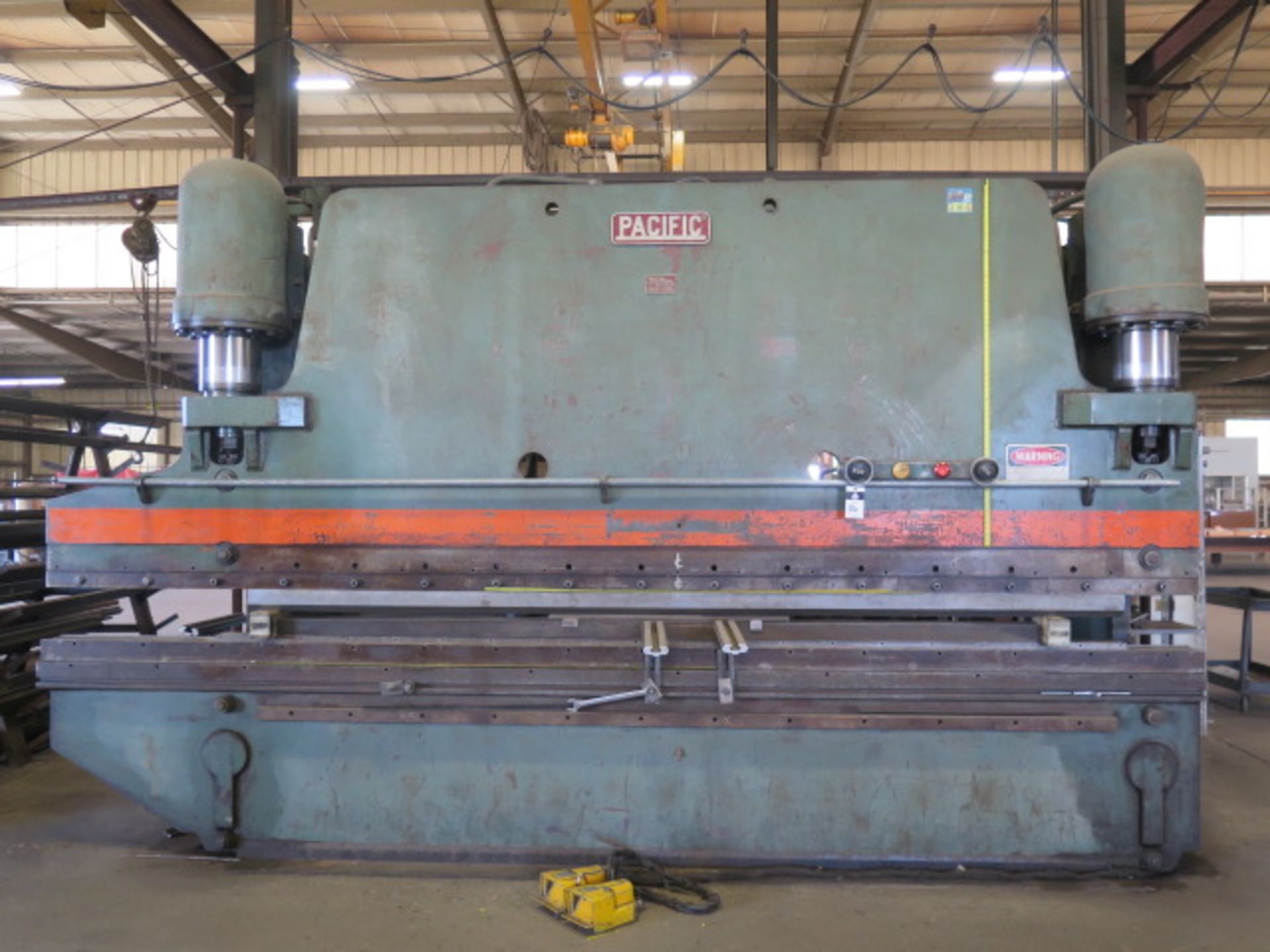 Pacific K300-16 5 1/6” x 14’ Hydraulic Press Brake s/n 6909 w/ 16’ Bed Length, SOLD AS IS