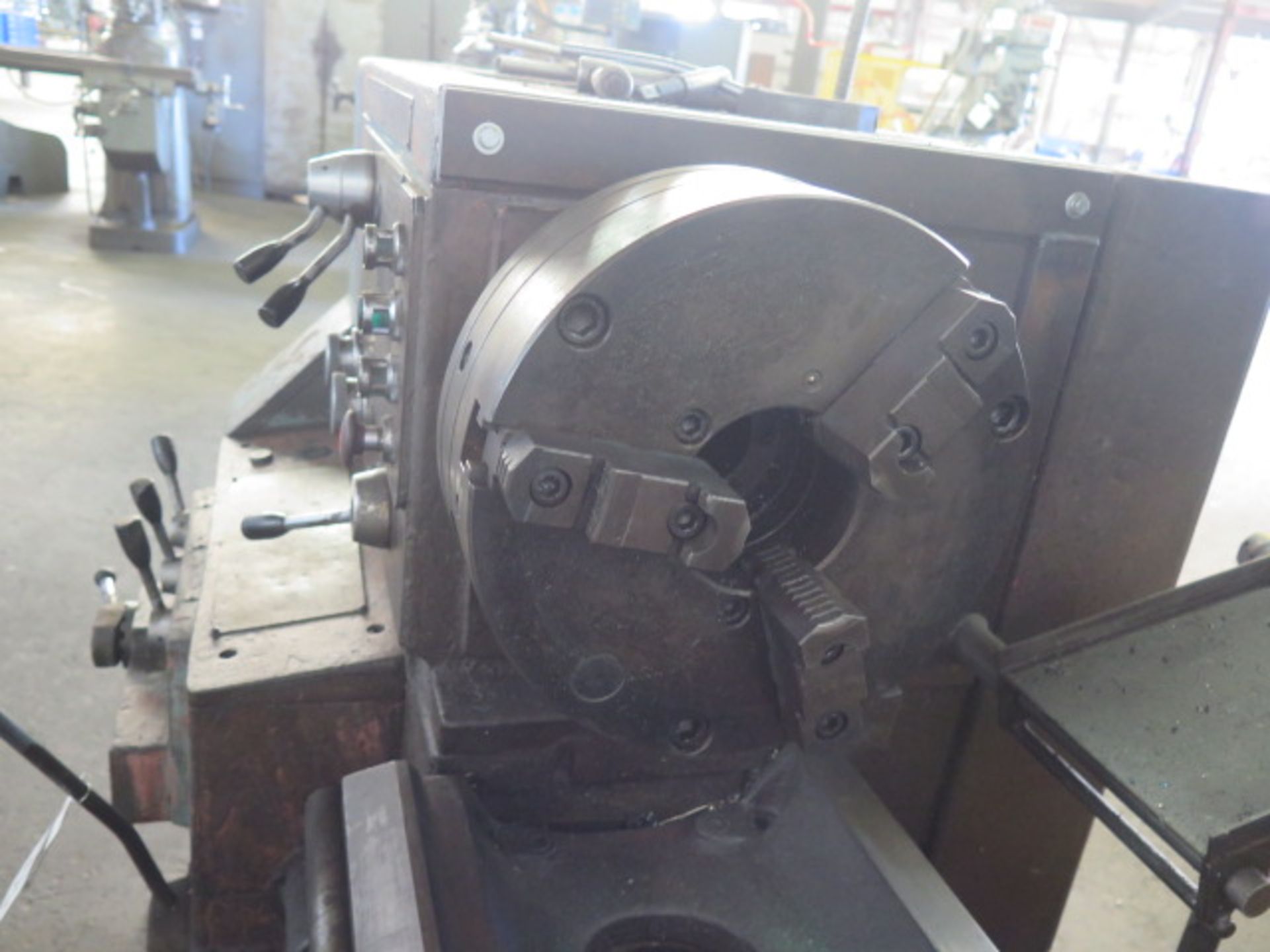 Tarnow TUJ-50 21” x 65” Geared Head Gap Lathe s/n 1300 w/ 71-1800 RPM, Inch/mm Threading, SOLD AS IS - Image 5 of 9