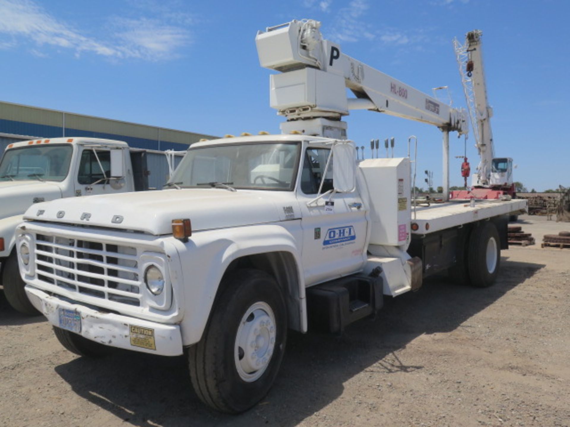 1979 Ford F800 Boom Truck, w/ 370-4V GAS, 5-Speed Manual Trans, Pitman HL-800, SOLD AS IS