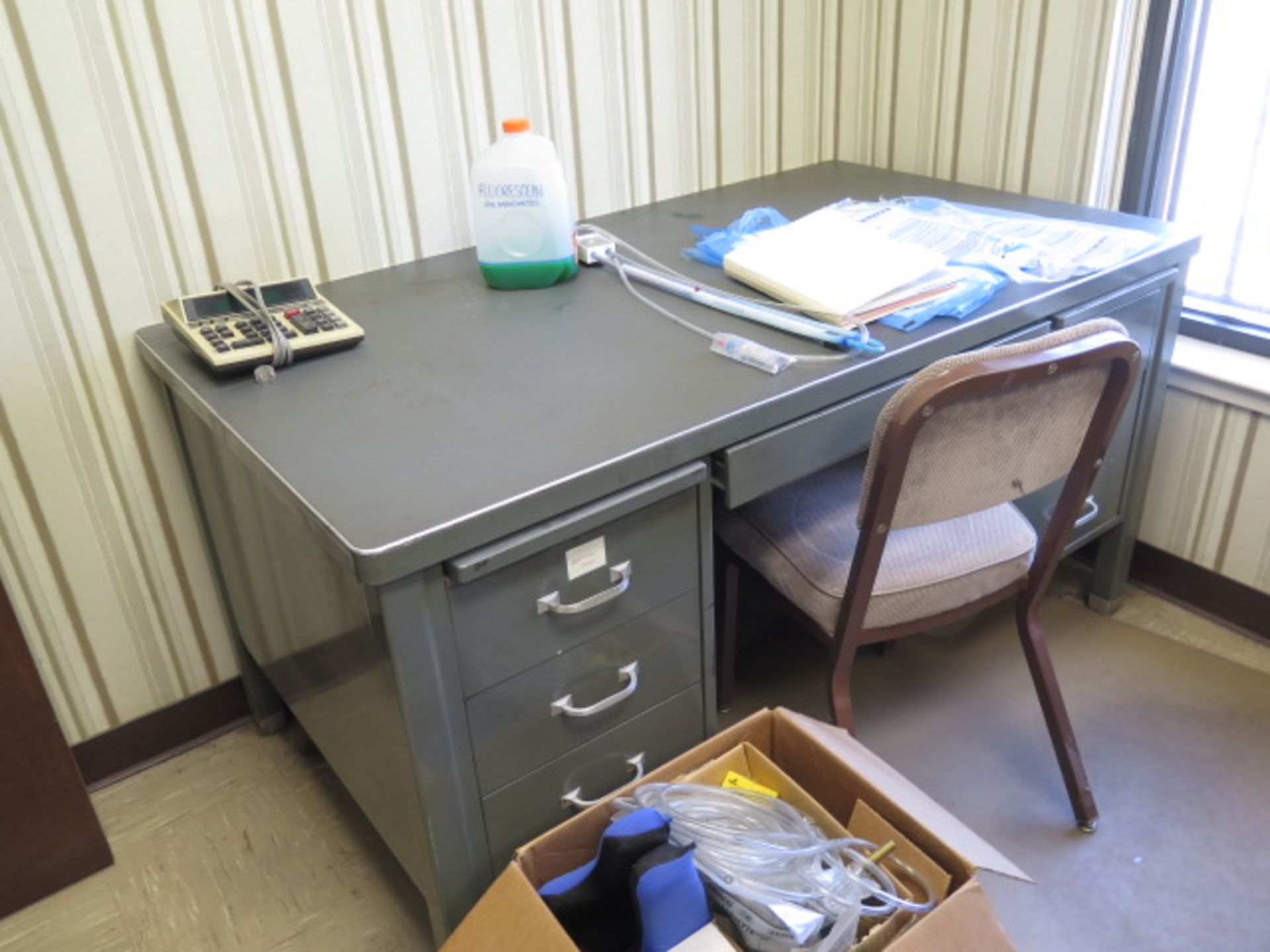 Desk, Shelves and Drafting Table (SOLD AS-IS - NO WARRANTY) - Image 2 of 3