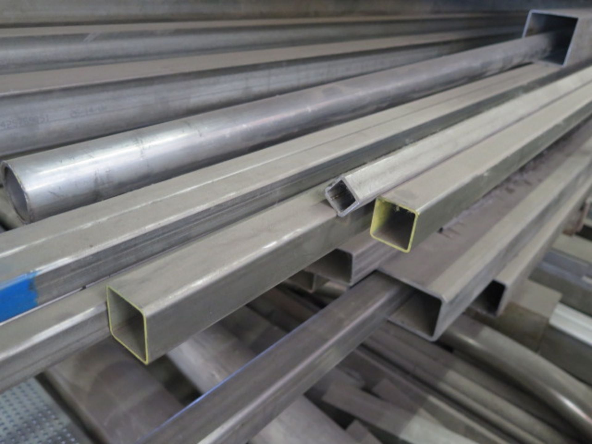 Stainless, Aluminum, Copper and Steel Tube, Channel and Angle Stock w/ Racks (SOLD AS-IS - NO - Image 9 of 21