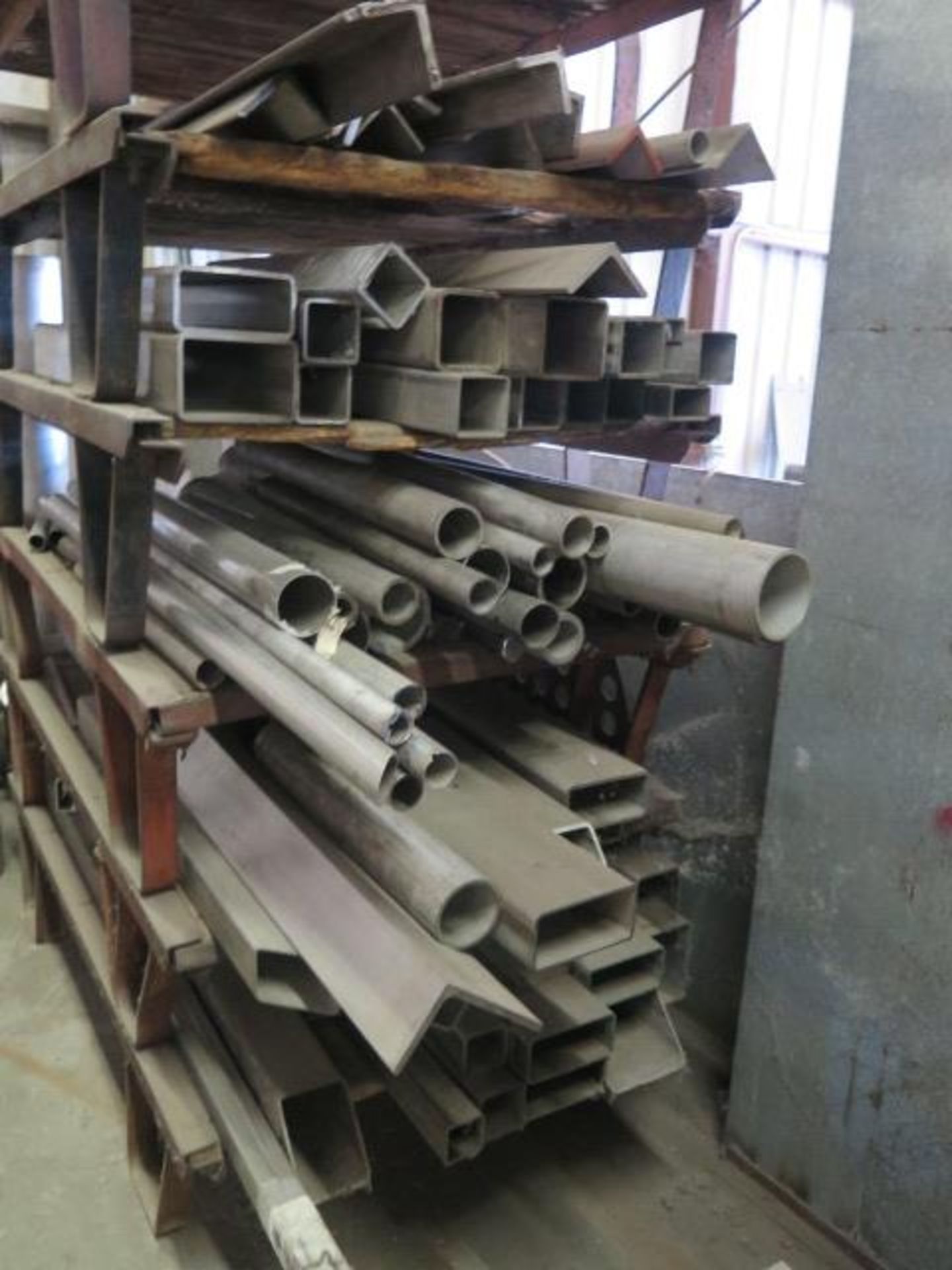 Stainless, Aluminum, Copper and Steel Tube, Channel and Angle Stock w/ Racks (SOLD AS-IS - NO - Image 14 of 21