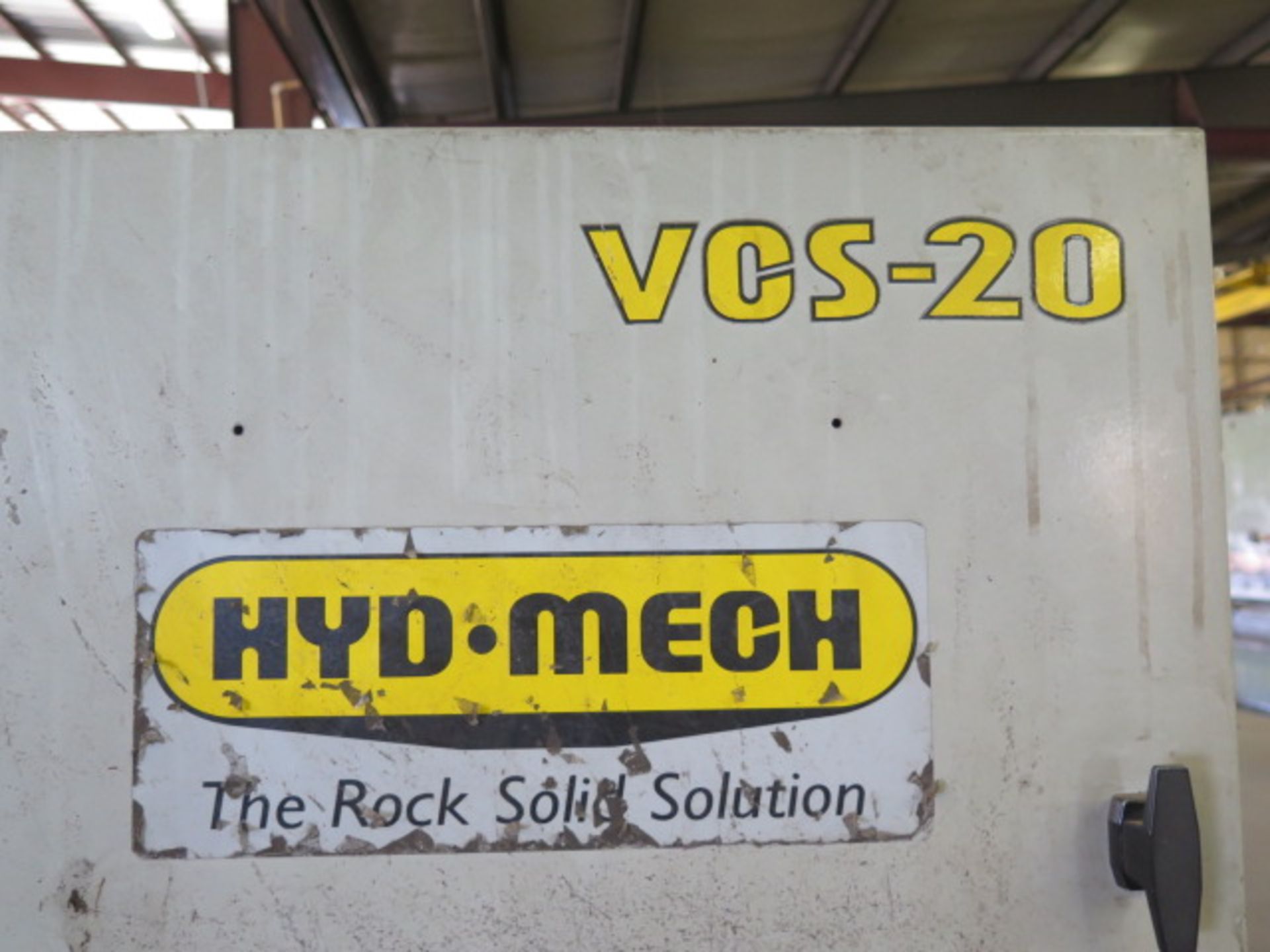 Hyd-Mech VCS-20 20” Vertical Band Saw s/n VCS2003110055 w/ 30-5500 FPM, 26” x 26” Table SOLD AS IS - Image 5 of 6