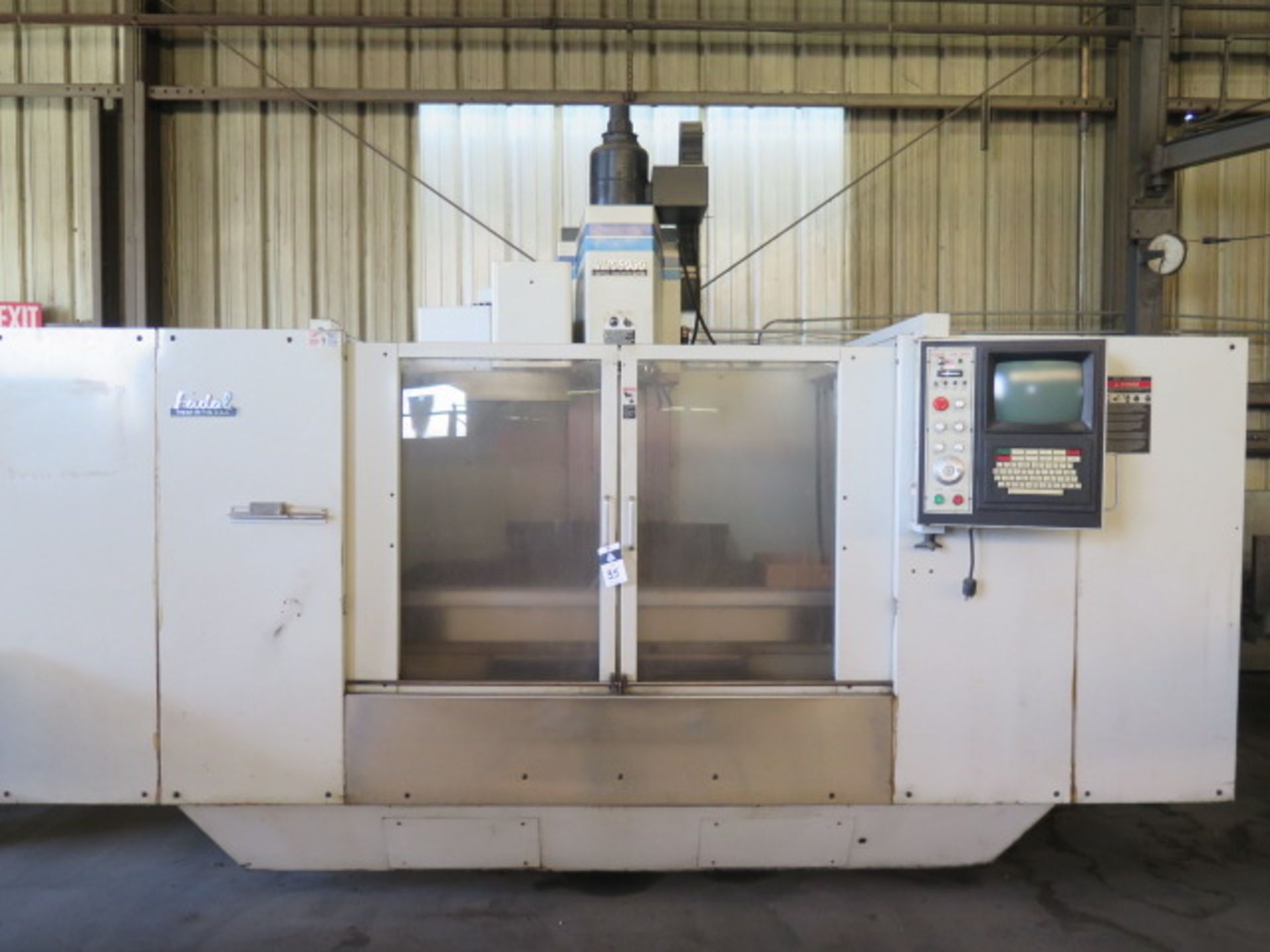 Fadal VMC6030 4-Axis CNC VMC s/n 9506971 w/ Fadal CNC88HS Controls, 21-Station ATC, SOLD AS IS