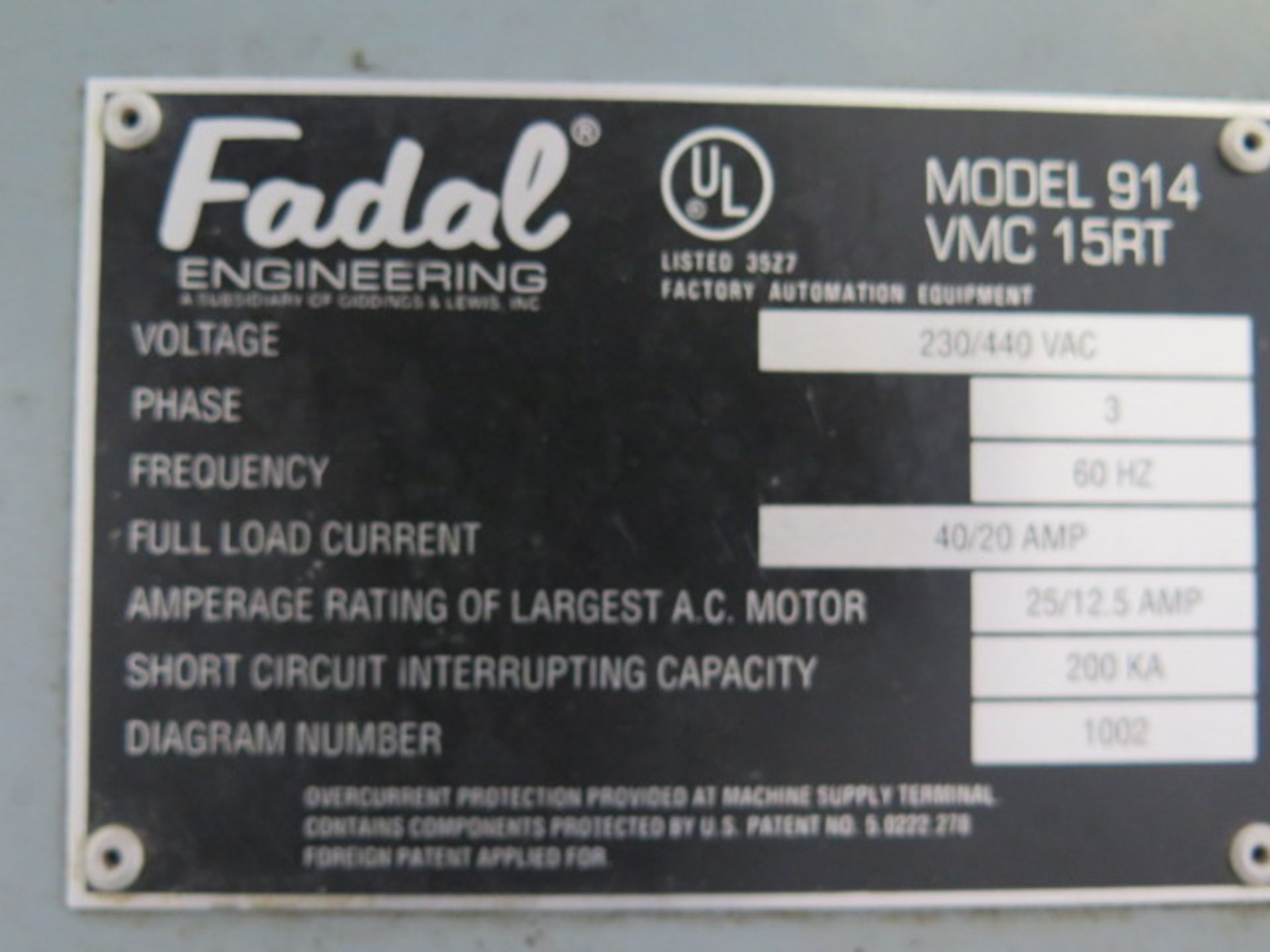 Fadal VMC15 4-Axis CNC VMC s/n 9705979 w/ Fadal CNC88HS Controls, 21-Station, SOLD AS IS - Image 12 of 13