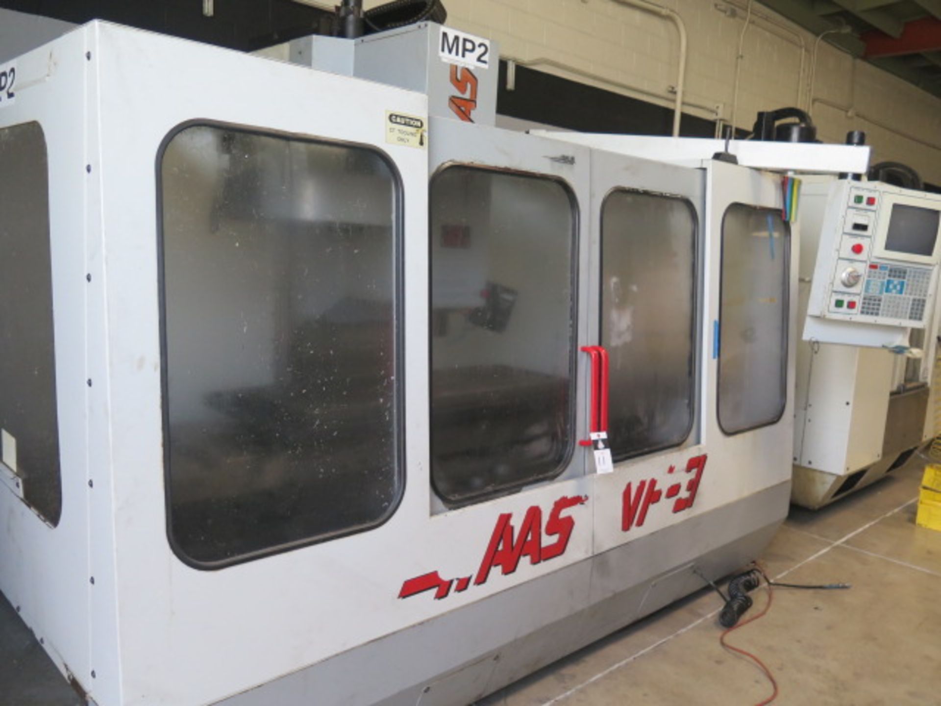 1995 Haas VF-3 4-Axid CNC VMC s/n 5039 w/ Haas Controls, 20-Station ATC, SOLD AS IS