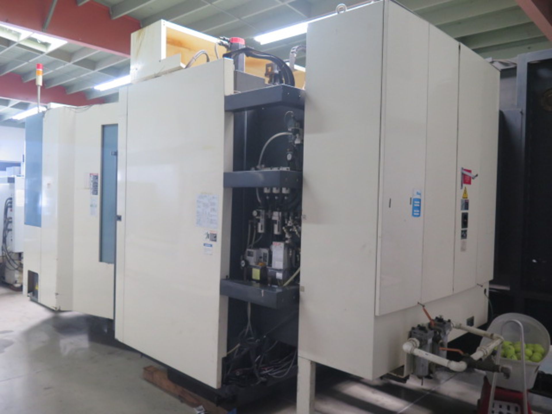 Nigata SPN66 2-Pallet 4-Axis CNC HMC s/n 46600095 w/ Fanuc 16i-M Controls, SOLD AS IS - Image 3 of 24