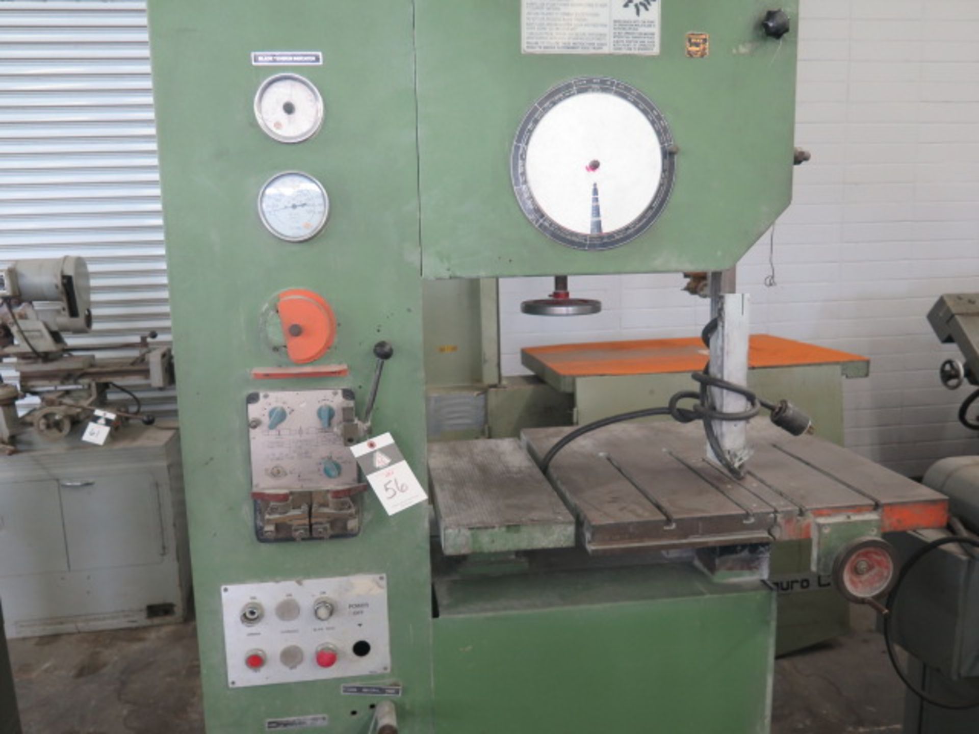 Dake-Johnson mdl. V-24 24” Vertical Band Saw w/ Blade Welder, 26” x 26” Table (SOLD AS-IS - NO - Image 3 of 10
