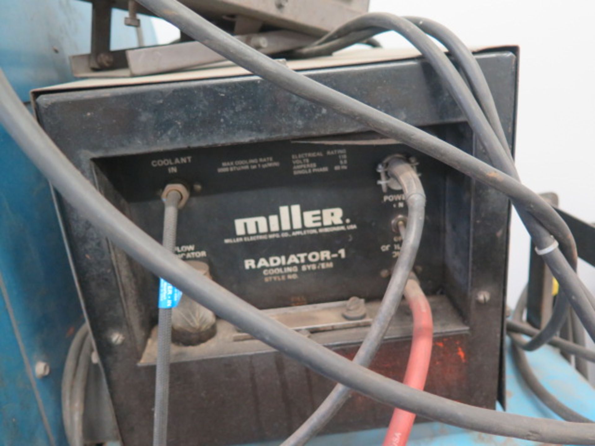 Miller 330 A/PB CC-AC/DC Arc Welding Power Source w/ Miller Radiator-1 Cooler, Cart (SOLD AS-IS - NO - Image 6 of 7