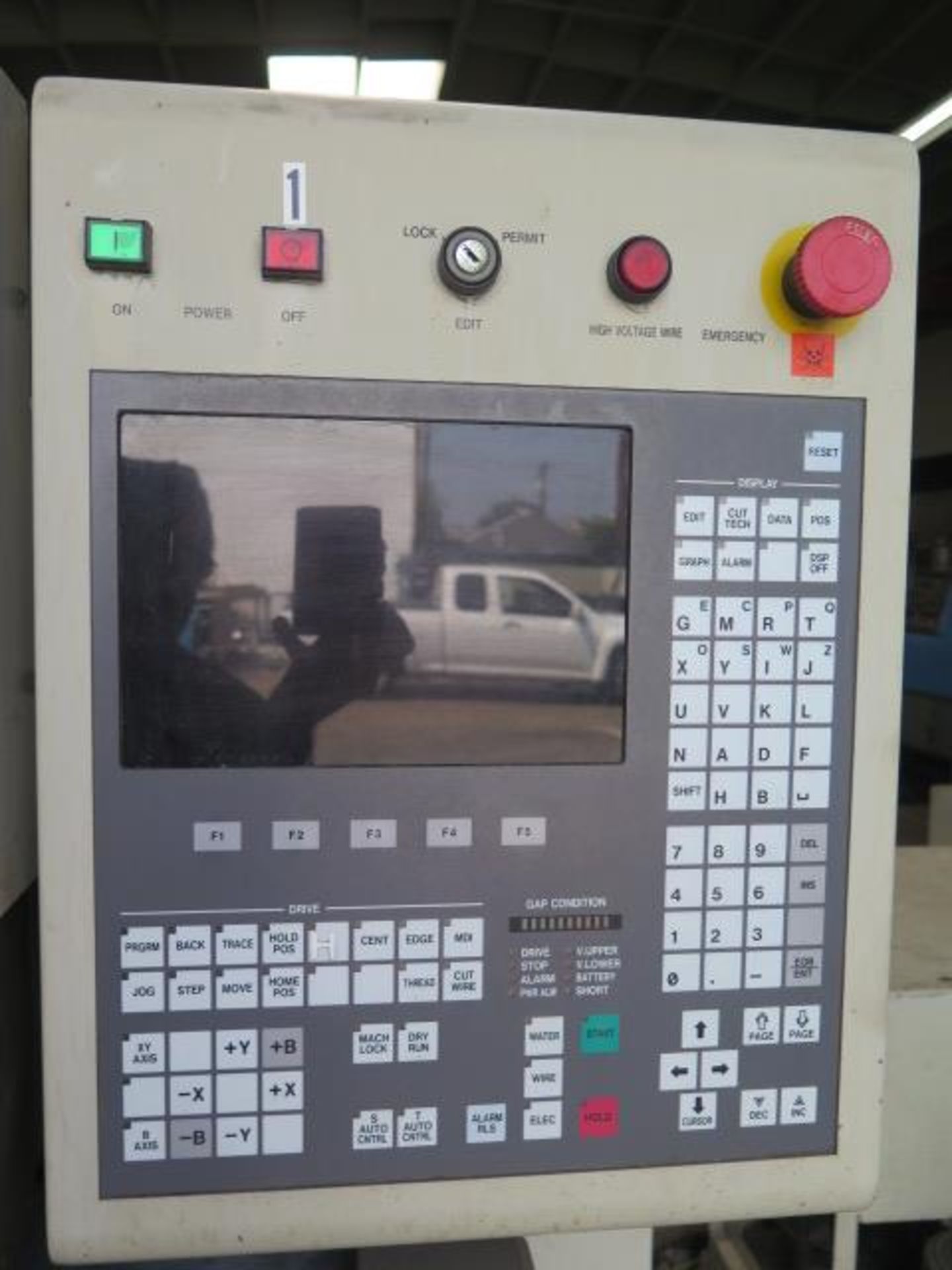 Brother HS-3100 CNC Wire EDM s/n 111120 w/ Brother CNC Controls, 8 3/4" x 11" Work Area, SOLD AS IS - Image 4 of 13