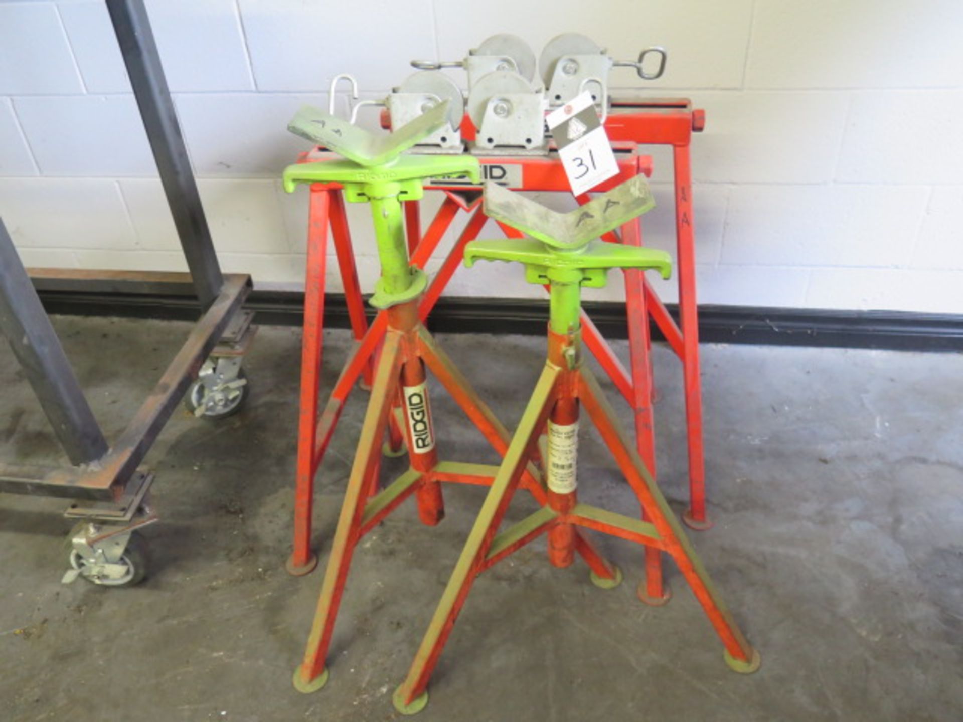 Ridgid Pipe Stands (4) (SOLD AS-IS - NO WARRANTY)