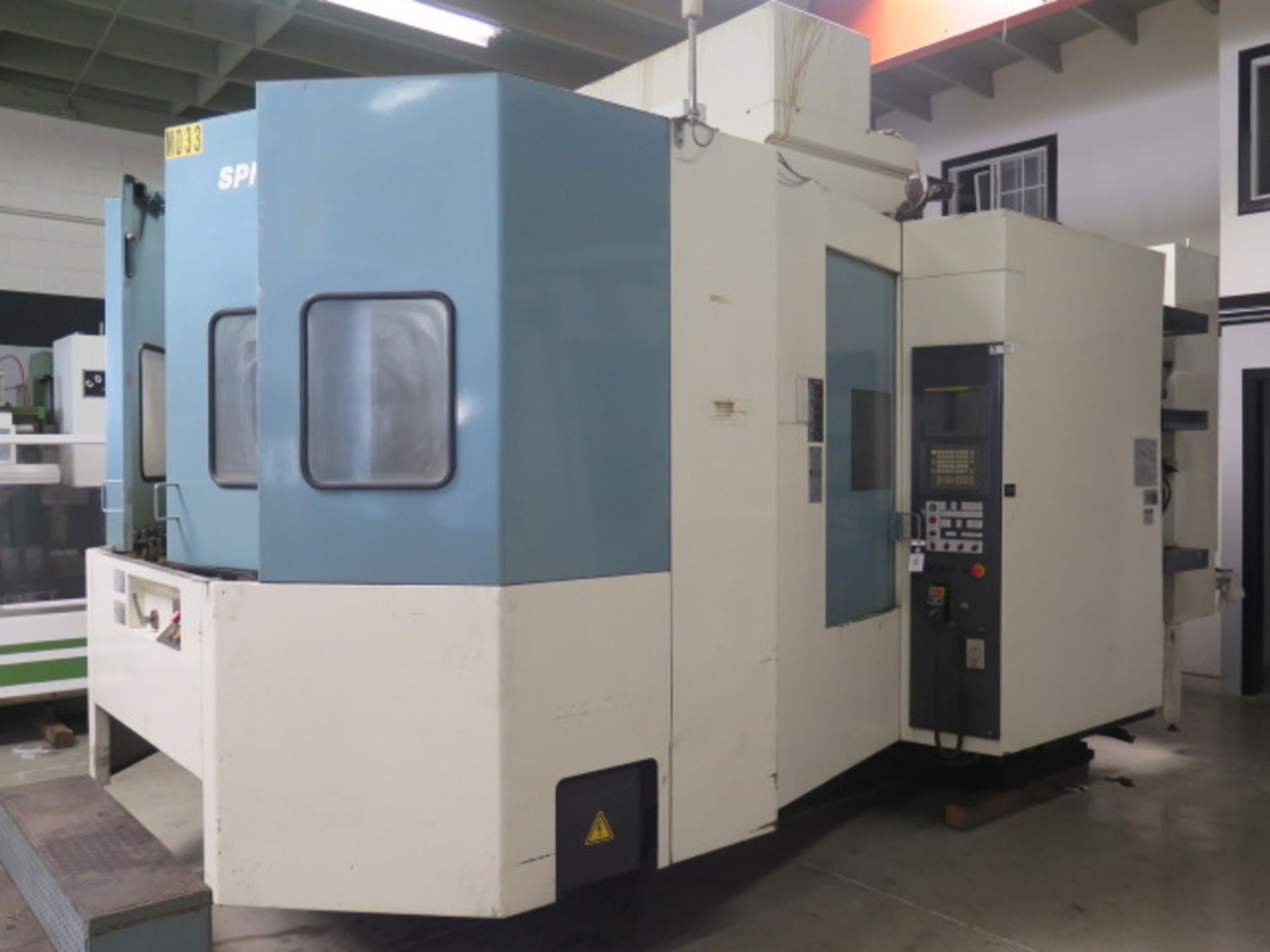 Nigata SPN66 2-Pallet 4-Axis CNC HMC s/n 46600095 w/ Fanuc 16i-M Controls, SOLD AS IS