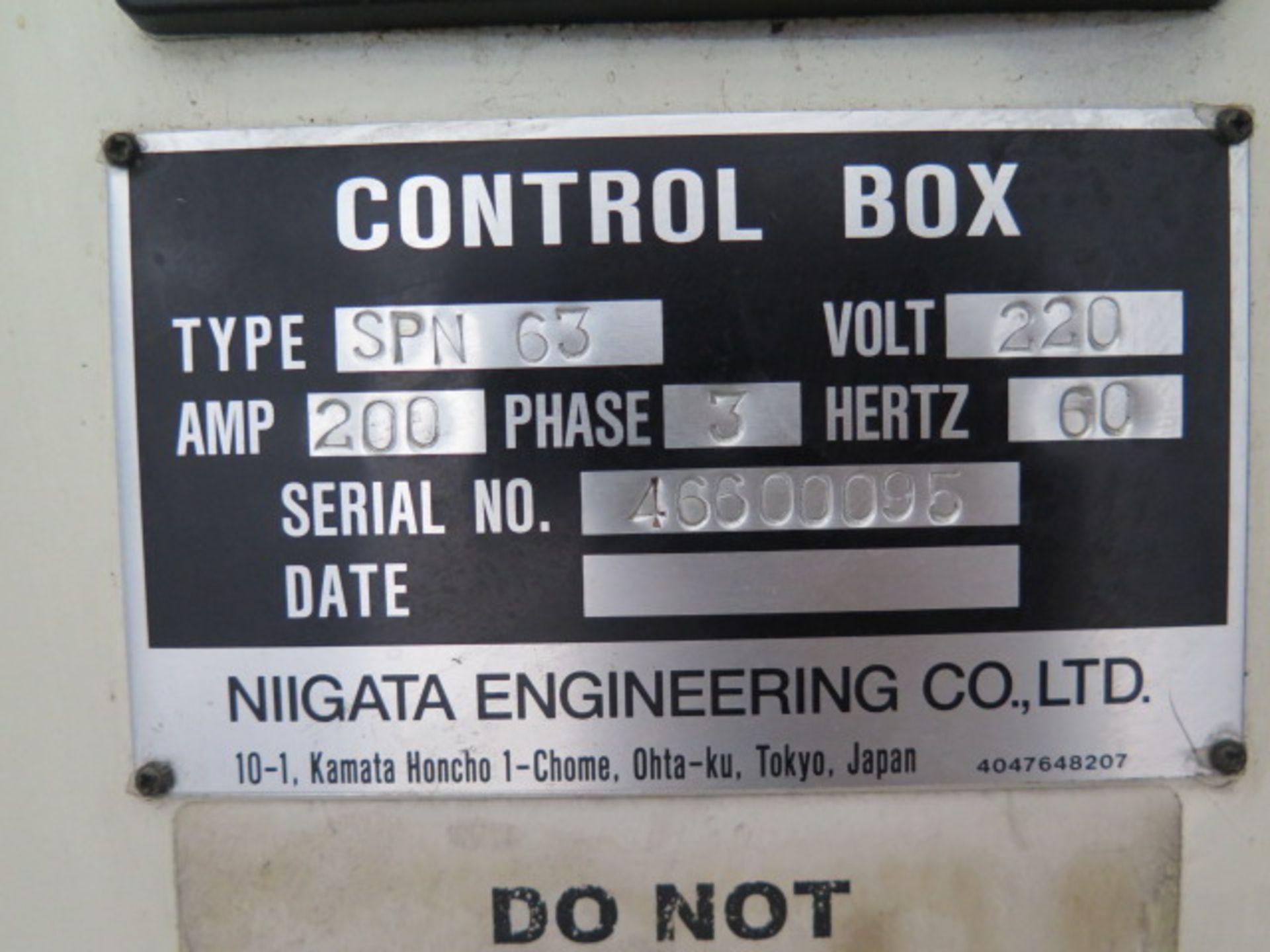 Nigata SPN66 2-Pallet 4-Axis CNC HMC s/n 46600095 w/ Fanuc 16i-M Controls, SOLD AS IS - Image 24 of 24