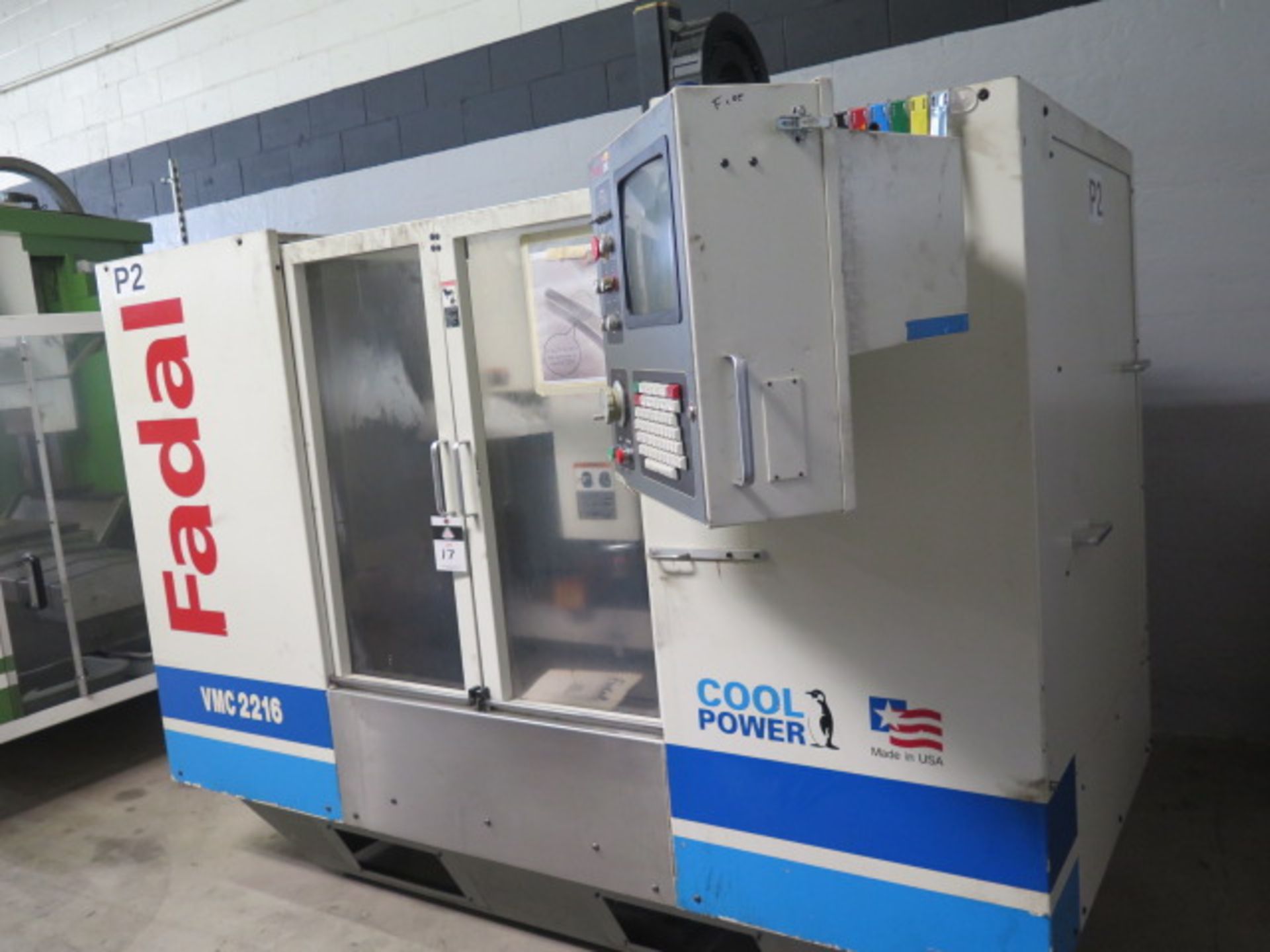 2001 Fadal VMC2216 CNC VMC s/n 012001011980 w/ Fadal Multi Processor, Has a Bad Spindle, SOLD AS IS - Image 3 of 14