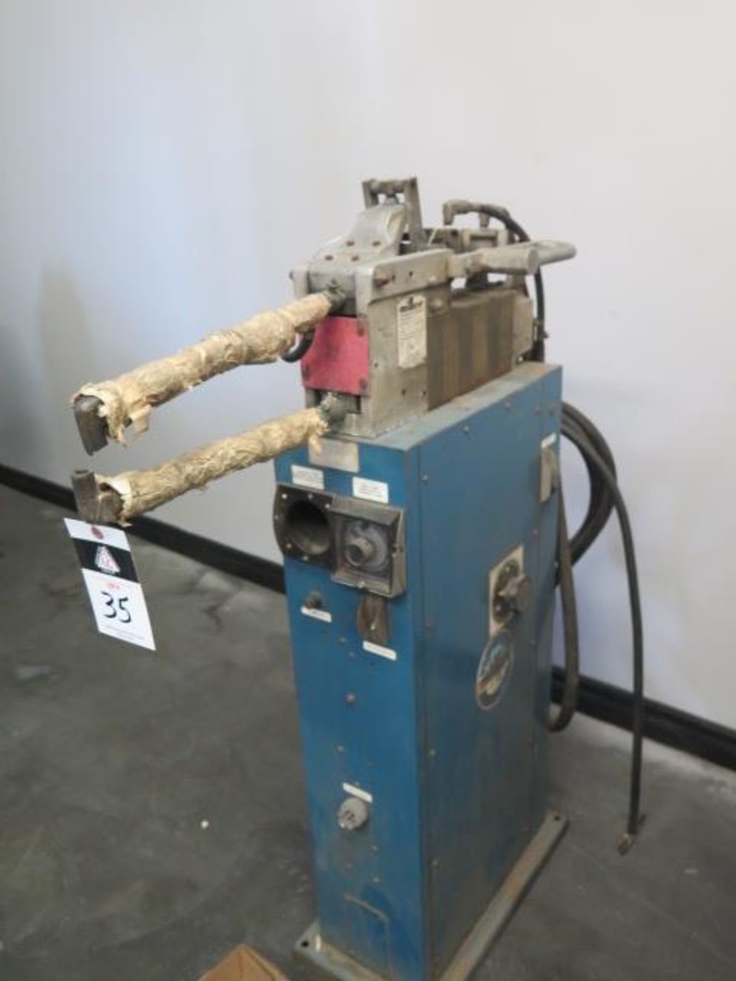 Miller MPS 20ATF Portable 20kVA Spot Welder s/n HH025486 w/ Stand (SOLD AS-IS - NO WARRANTY)