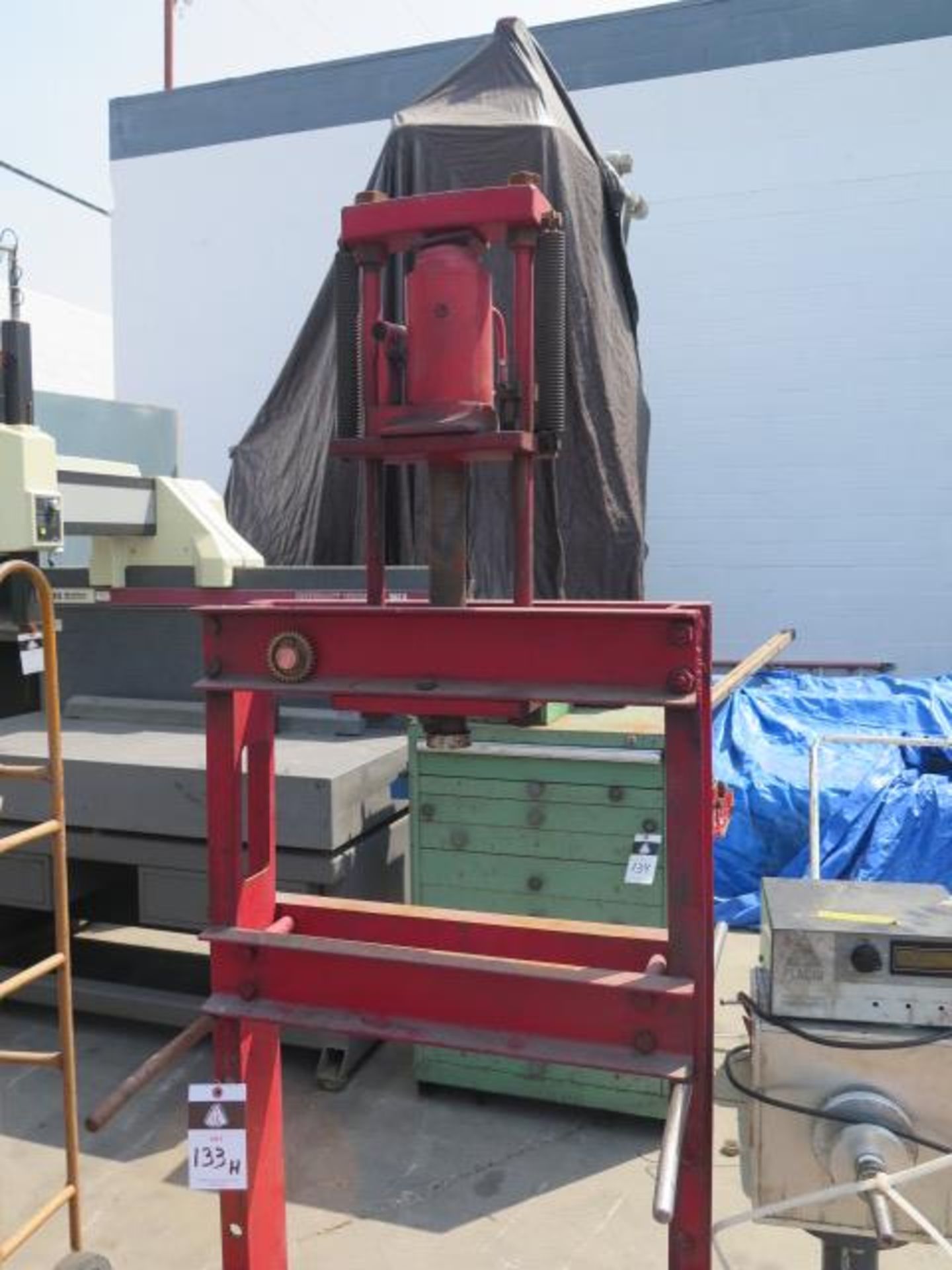 Hydraulic H-Frame Press and Motor Drive Unit (SOLD AS-IS - NO WARRANTY) - Image 2 of 6