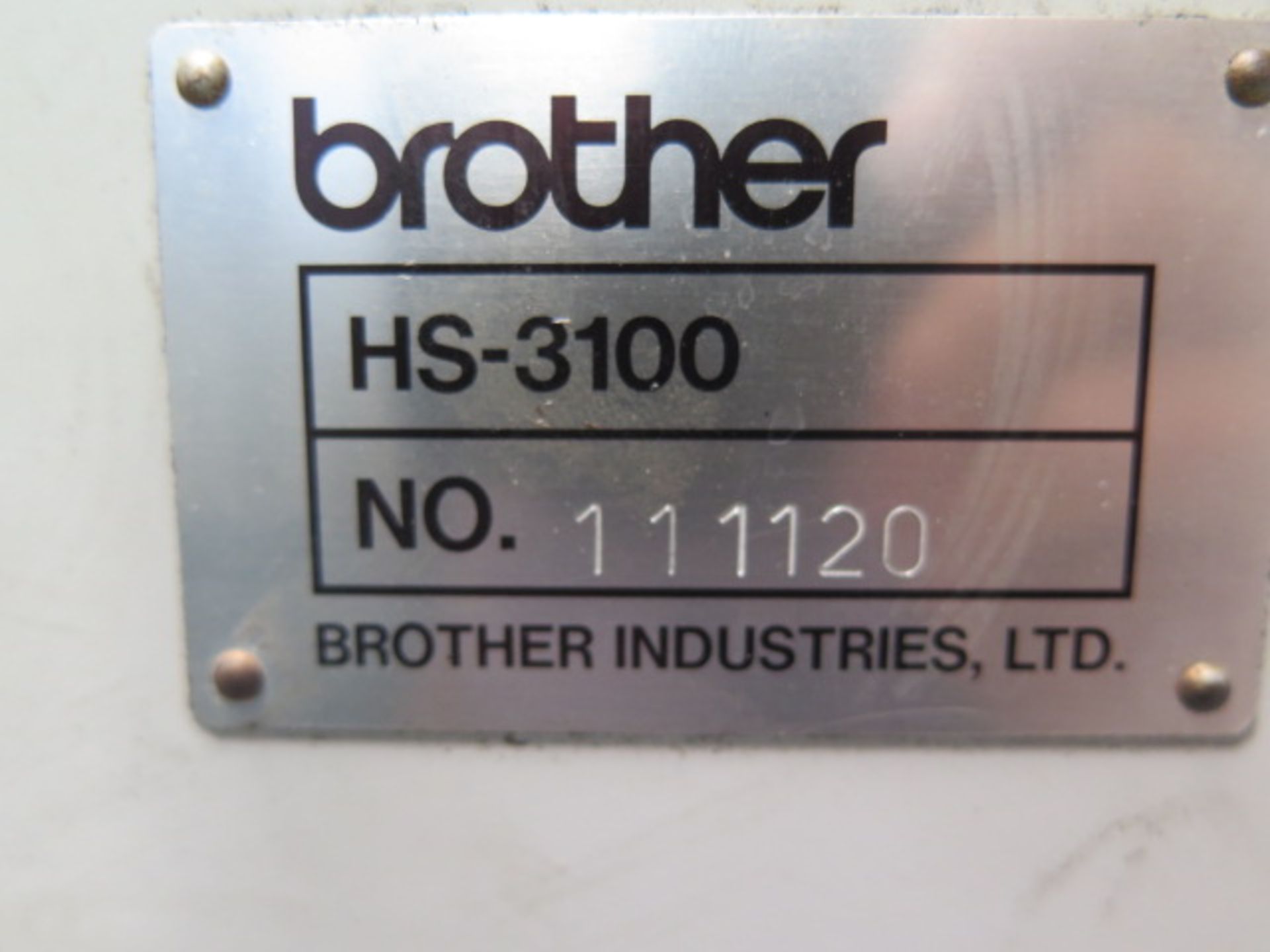 Brother HS-3100 CNC Wire EDM s/n 111120 w/ Brother CNC Controls, 8 3/4" x 11" Work Area, SOLD AS IS - Image 13 of 13