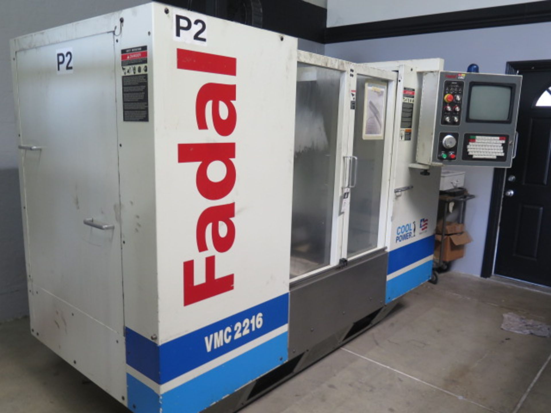 2001 Fadal VMC2216 CNC VMC s/n 012001011980 w/ Fadal Multi Processor, Has a Bad Spindle, SOLD AS IS - Image 2 of 14