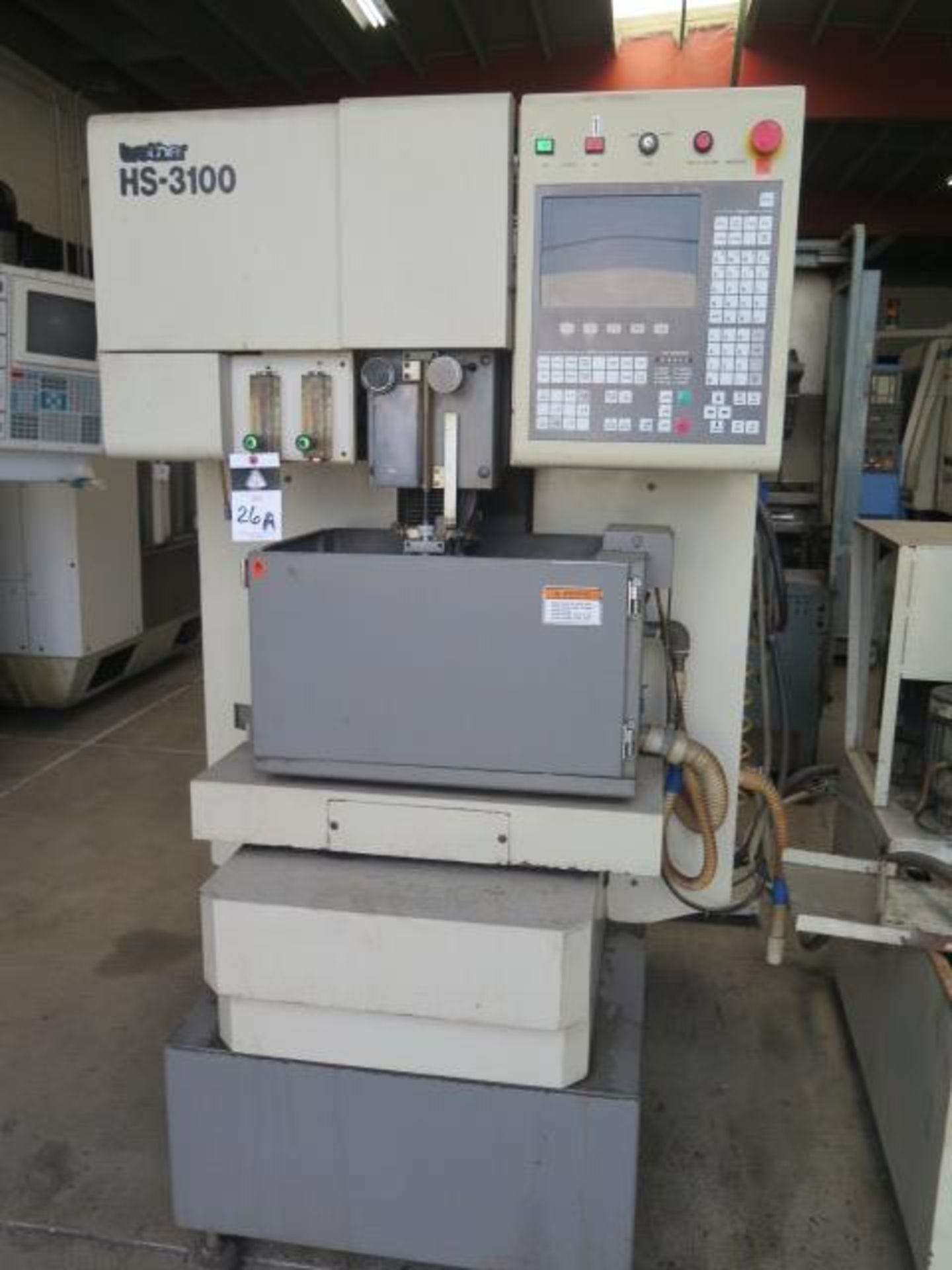 Brother HS-3100 CNC Wire EDM s/n 111120 w/ Brother CNC Controls, 8 3/4" x 11" Work Area, SOLD AS IS - Image 2 of 13