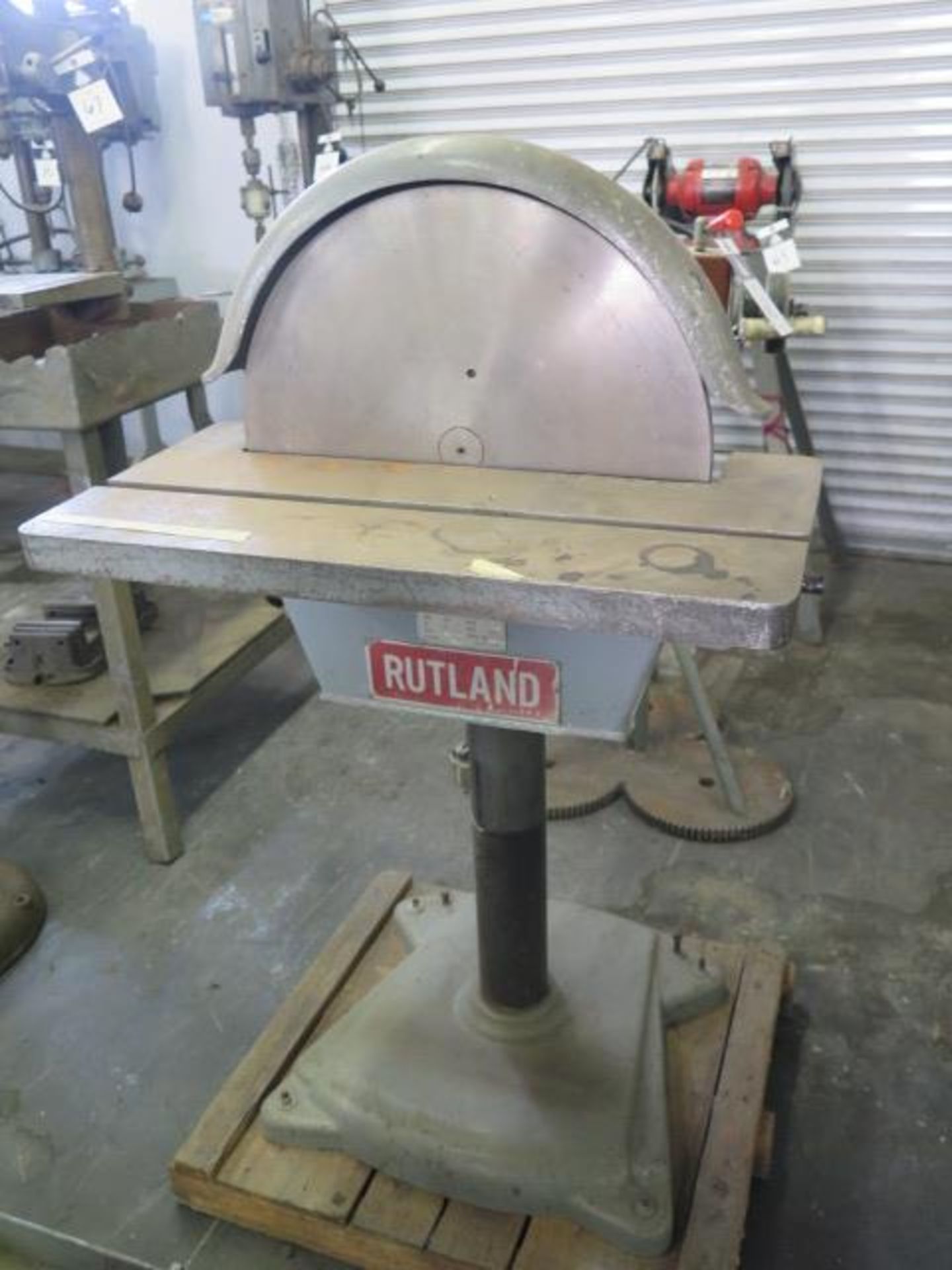 Rutland mdl. DS-20 20” Pedestal Disc Sander (SOLD AS-IS - NO WARRANTY)