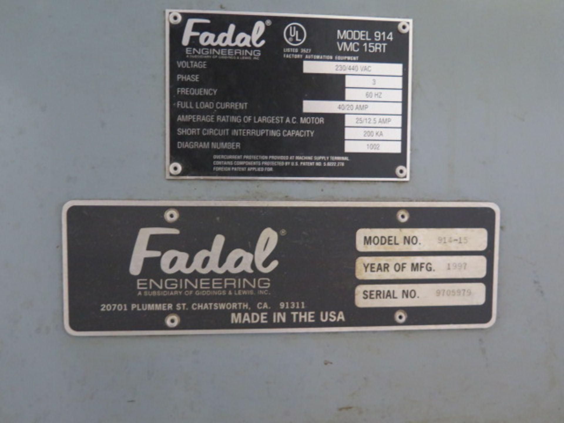 Fadal VMC15 4-Axis CNC VMC s/n 9705979 w/ Fadal CNC88HS Controls, 21-Station, SOLD AS IS - Image 11 of 13