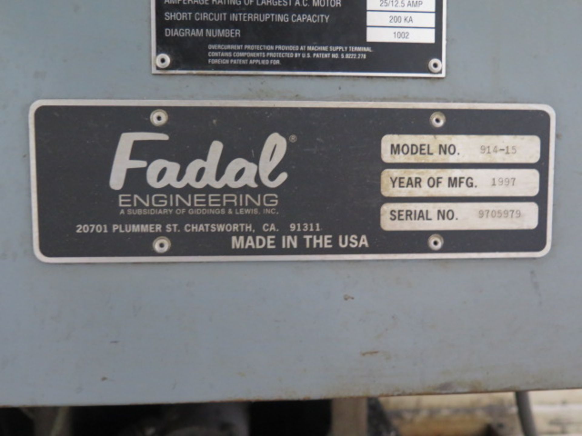 Fadal VMC15 4-Axis CNC VMC s/n 9705979 w/ Fadal CNC88HS Controls, 21-Station, SOLD AS IS - Image 13 of 13