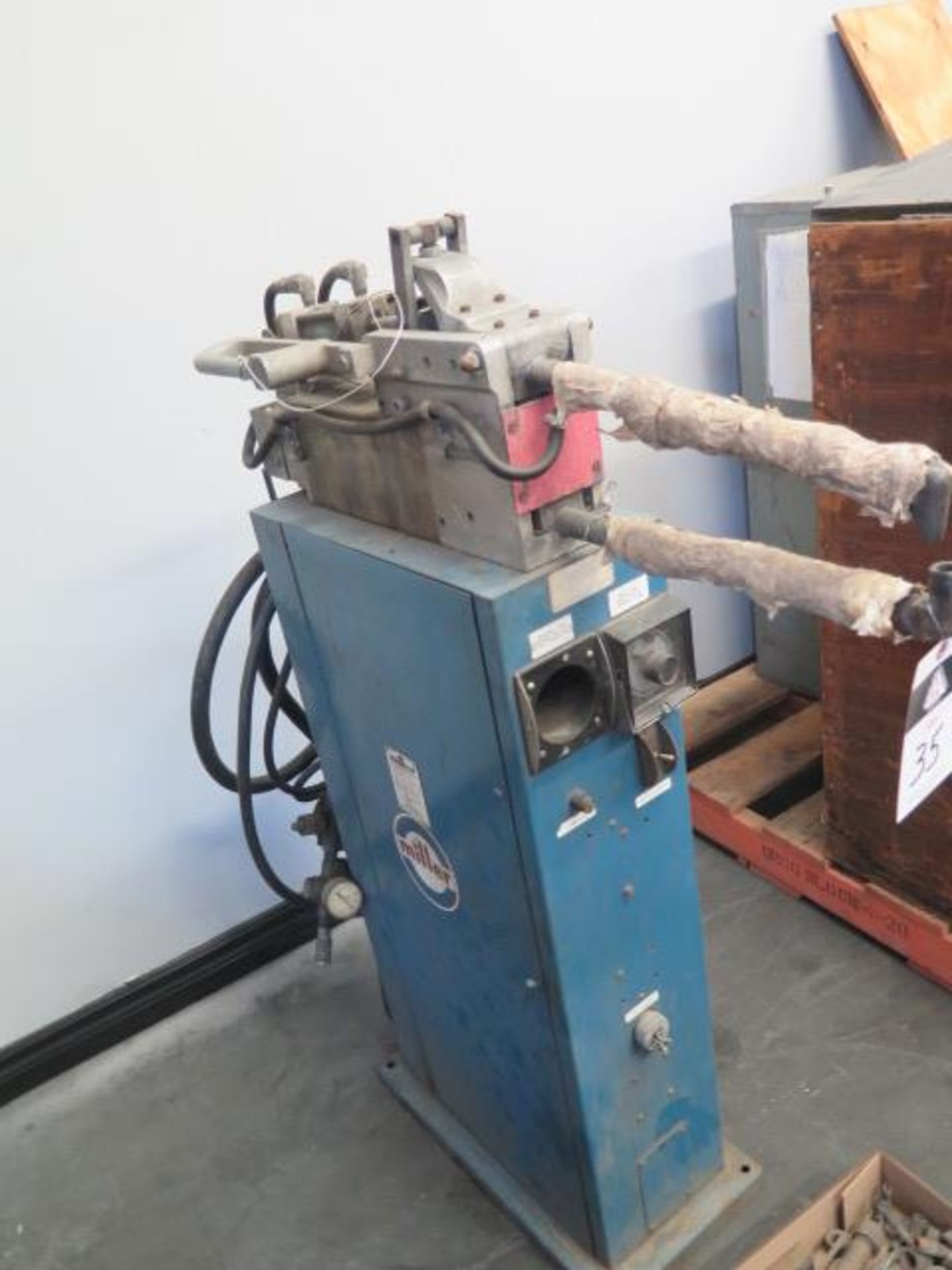 Miller MPS 20ATF Portable 20kVA Spot Welder s/n HH025486 w/ Stand (SOLD AS-IS - NO WARRANTY) - Image 2 of 6