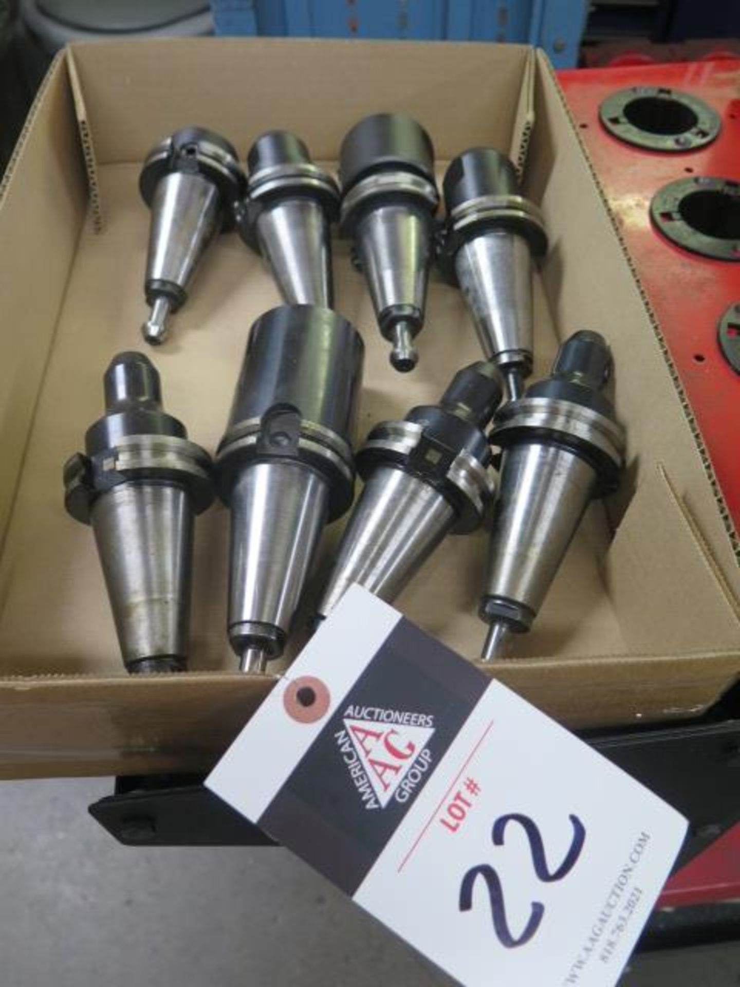 CAT-40 Taper Tooling (8) (SOLD AS-IS - NO WARRANTY)