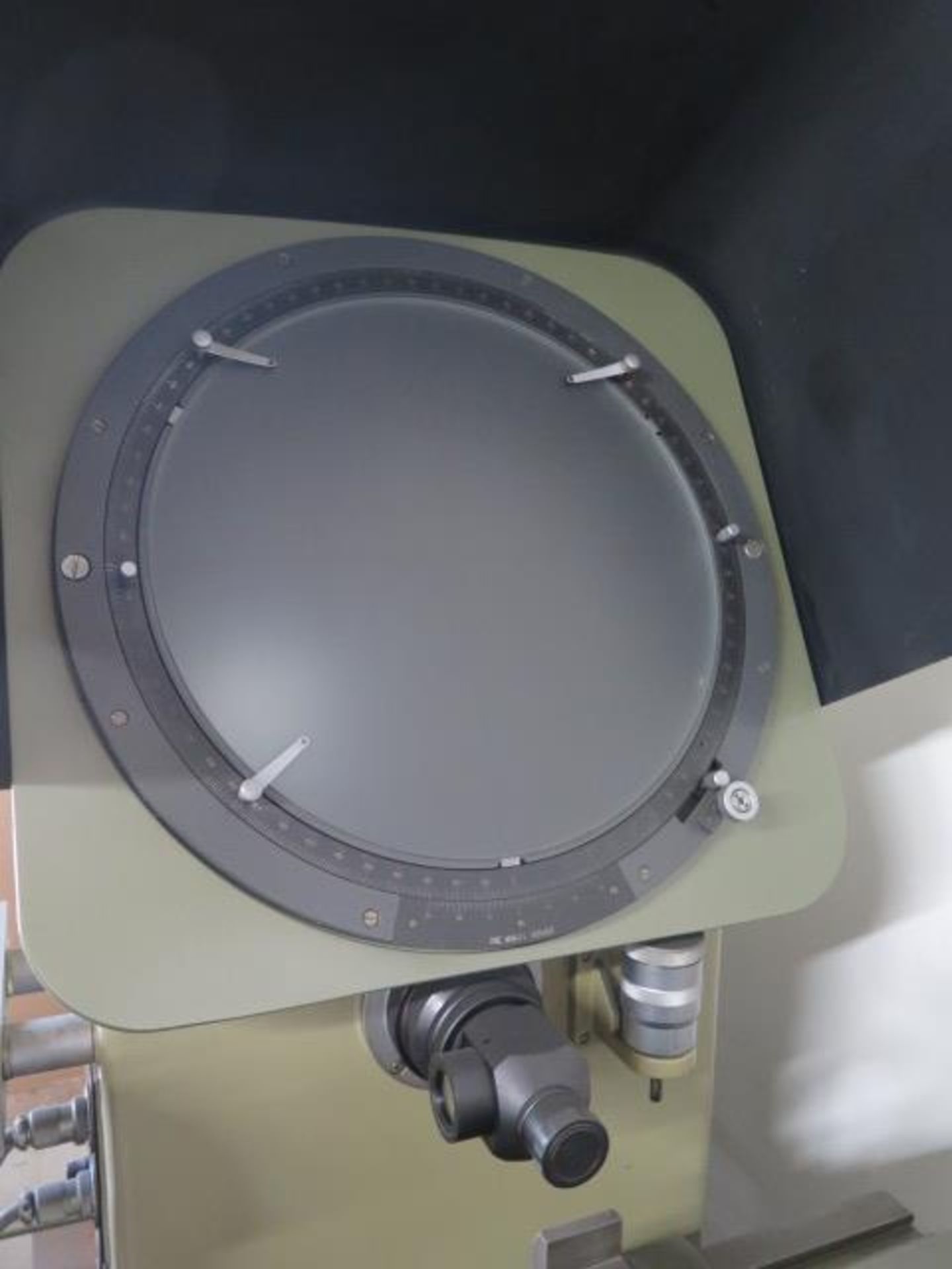 Mitutoyo PH-350A 13” Optical Comparator s/n 8108 w/ Micro, 10X, 20X and 50X Lenses, SOLD AS IS - Image 5 of 22