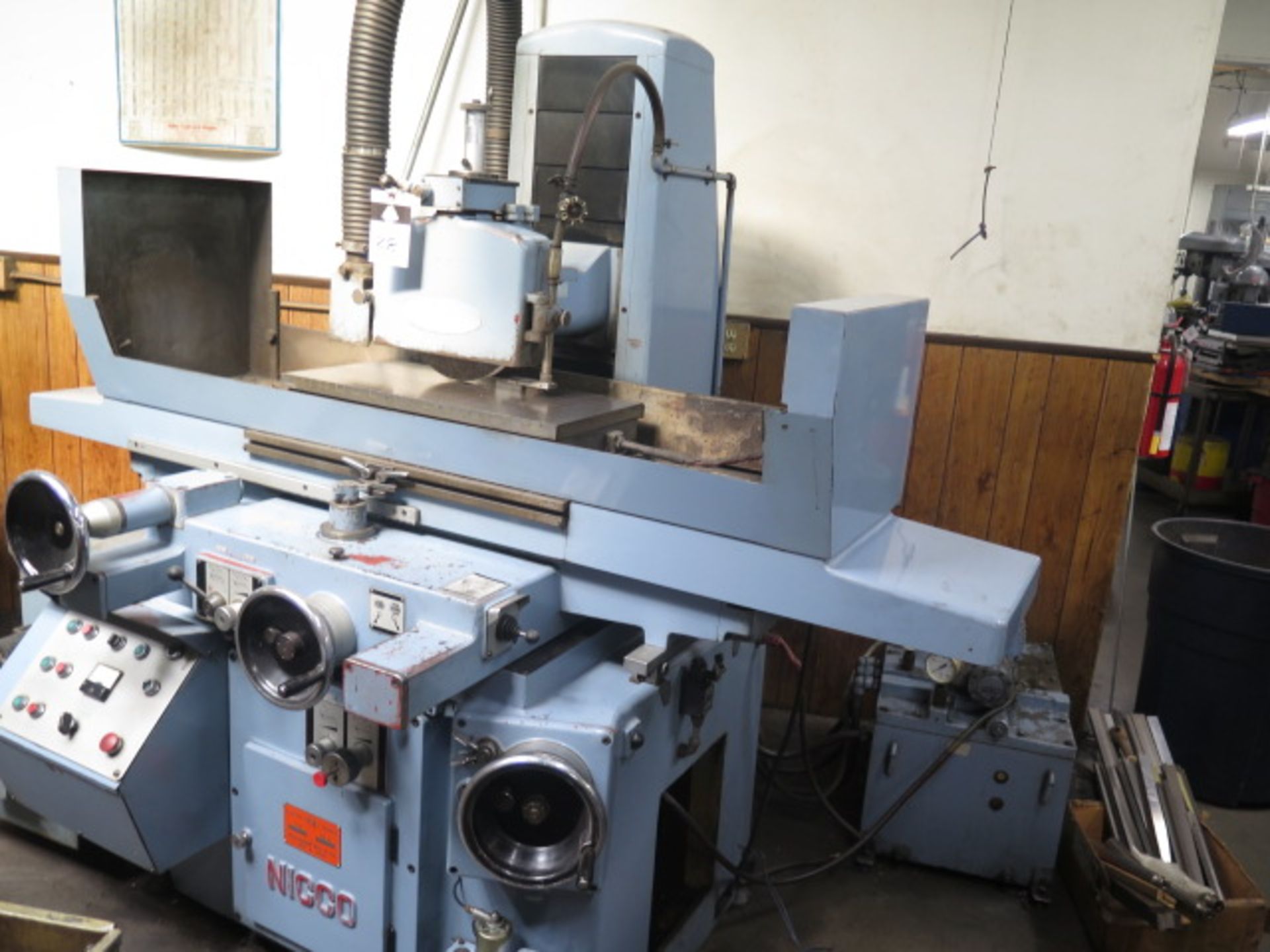 Nicco Type NSG-6H 12” x 24” Automatic Hydraulic Surface Grinder s/n C3406 w/ 12” x 24”, SOLD AS IS - Image 4 of 18