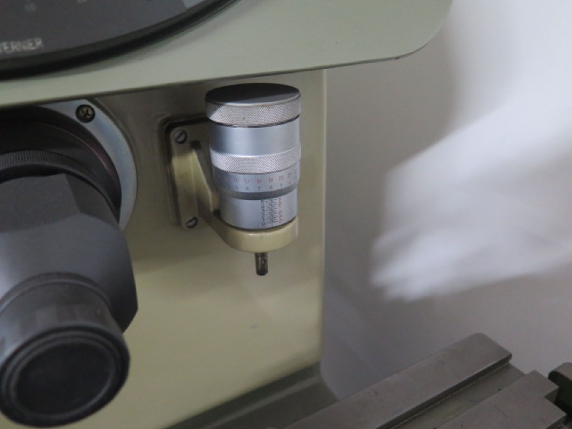 Mitutoyo PH-350A 13” Optical Comparator s/n 8108 w/ Micro, 10X, 20X and 50X Lenses, SOLD AS IS - Image 7 of 22