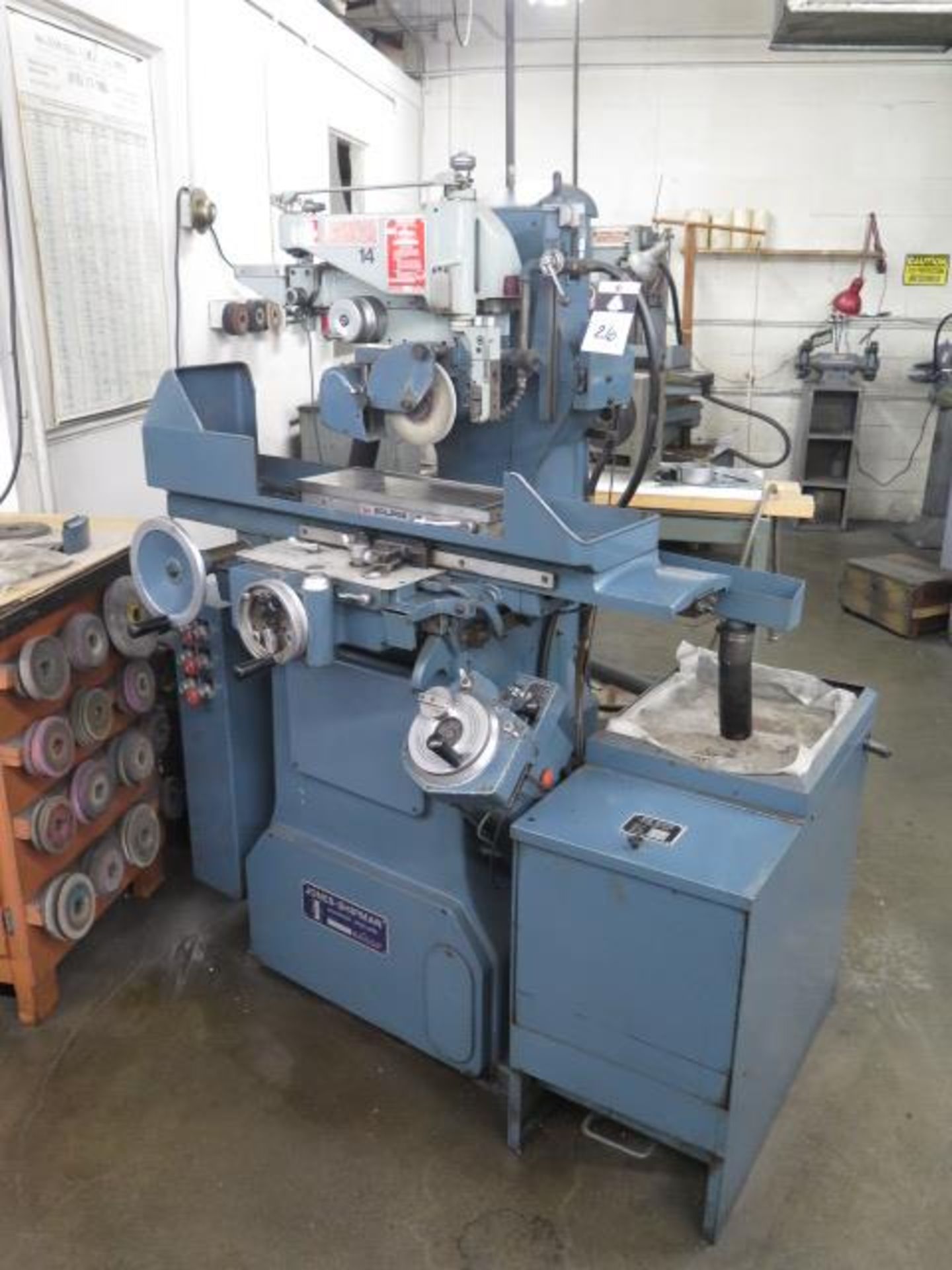 Jones-Shipman 540AP 6” x 18” Auto Surface Grinder s/n BO75133 w/ Engis Diaform Precision, SOLD AS IS