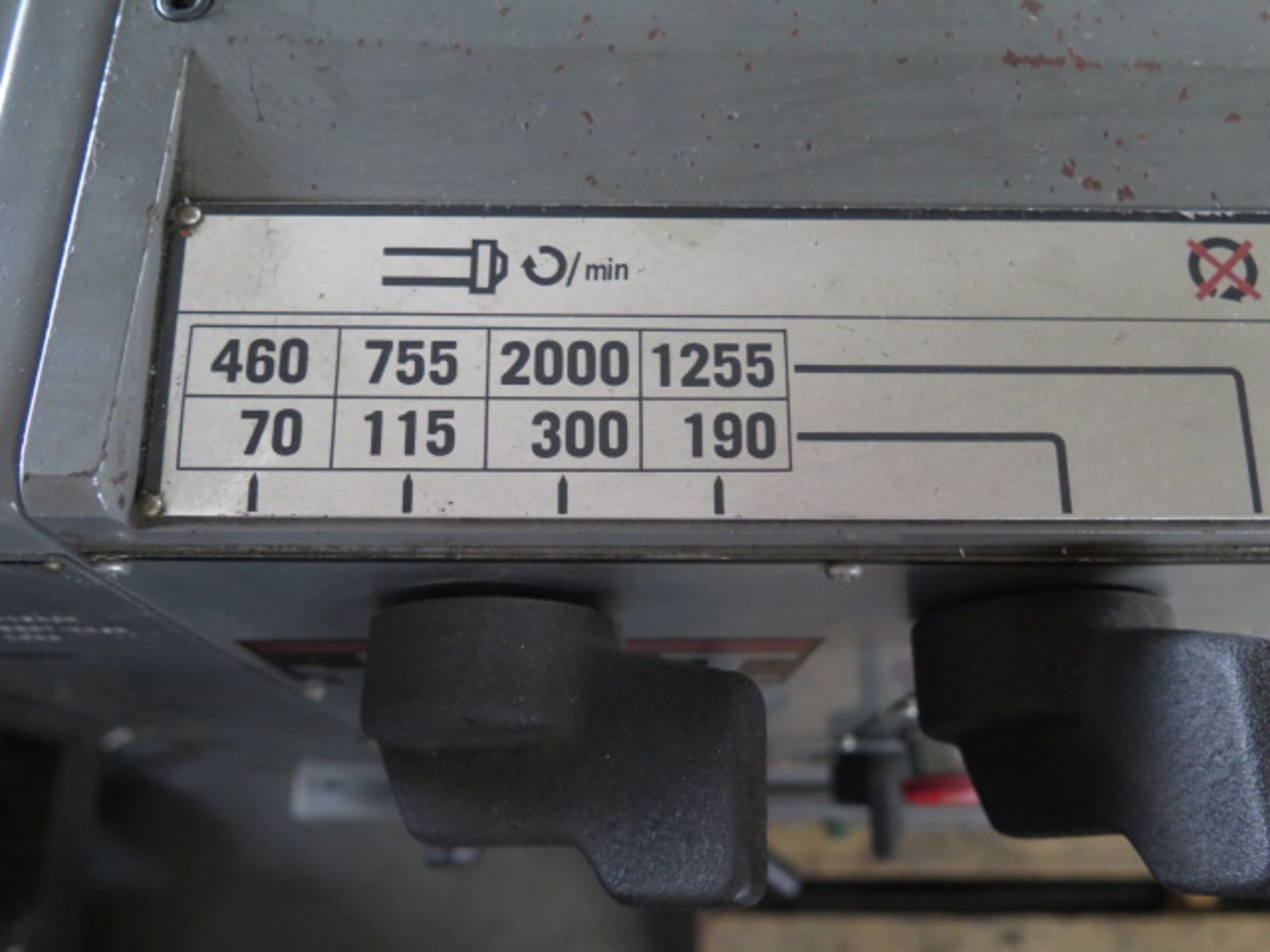 1990 Jet GH-1340R 13” x 40” Gap Bed Lathe s/n D9007-223R w/ 70-2000 RPM, Inch/mm, SOLD AS IS - Image 8 of 18