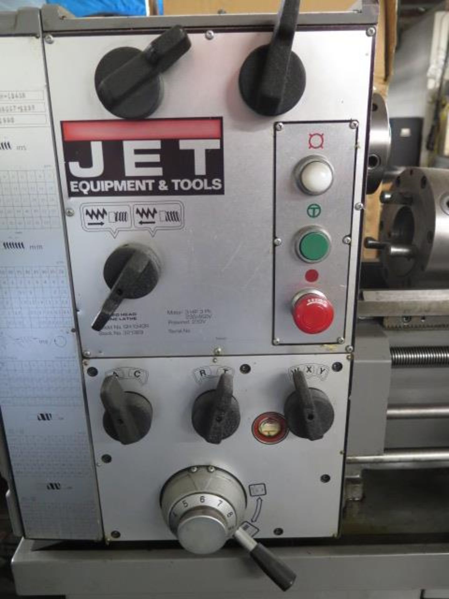 1990 Jet GH-1340R 13” x 40” Gap Bed Lathe s/n D9007-223R w/ 70-2000 RPM, Inch/mm, SOLD AS IS - Image 6 of 18